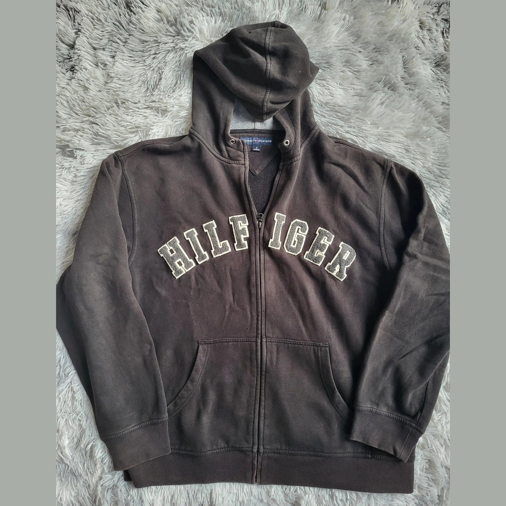 Tommy Hilfiger vintage spellout hoodie - Taille M (Unisexe)