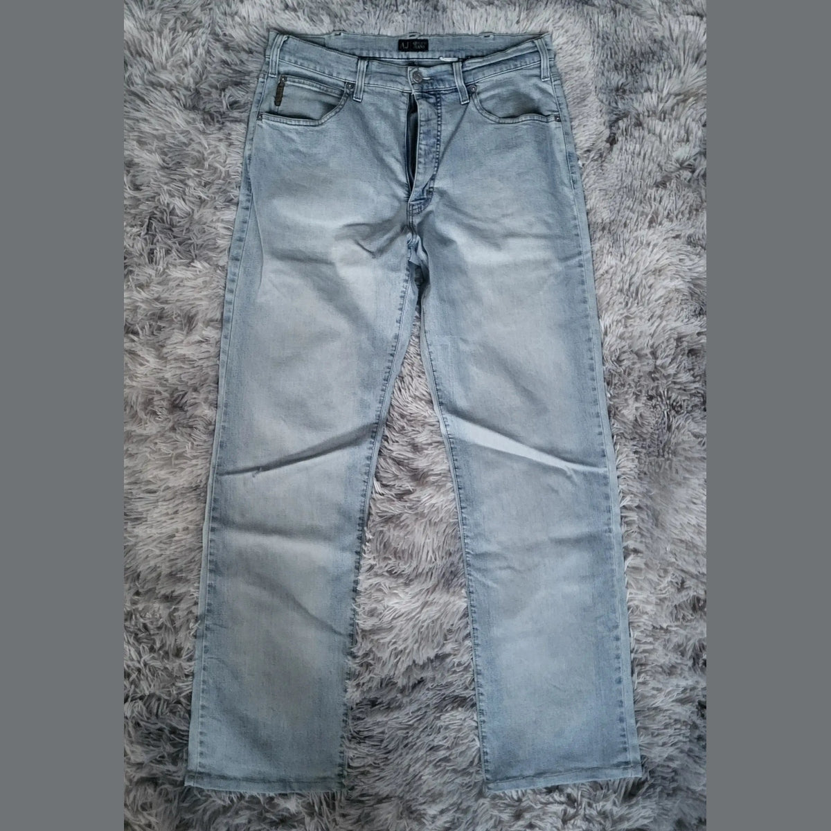 Jean Armani Jeans Vintage Y2K Comfort Fit Made in Italy Indigo 002 Taille 34