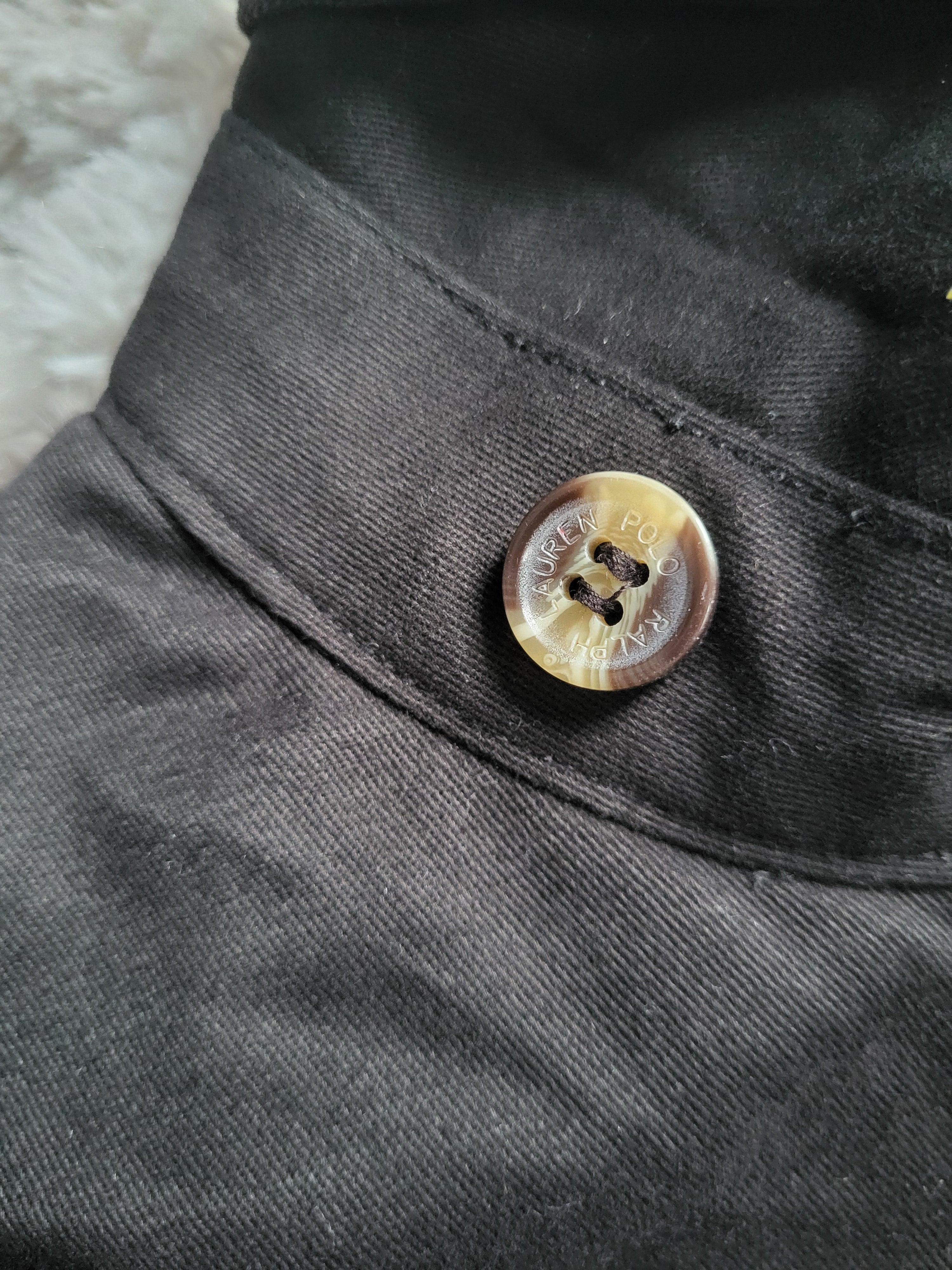 Veste Harrington Polo Ralph Lauren Homme - Noir - Coton Premium - Taille S - Neuf