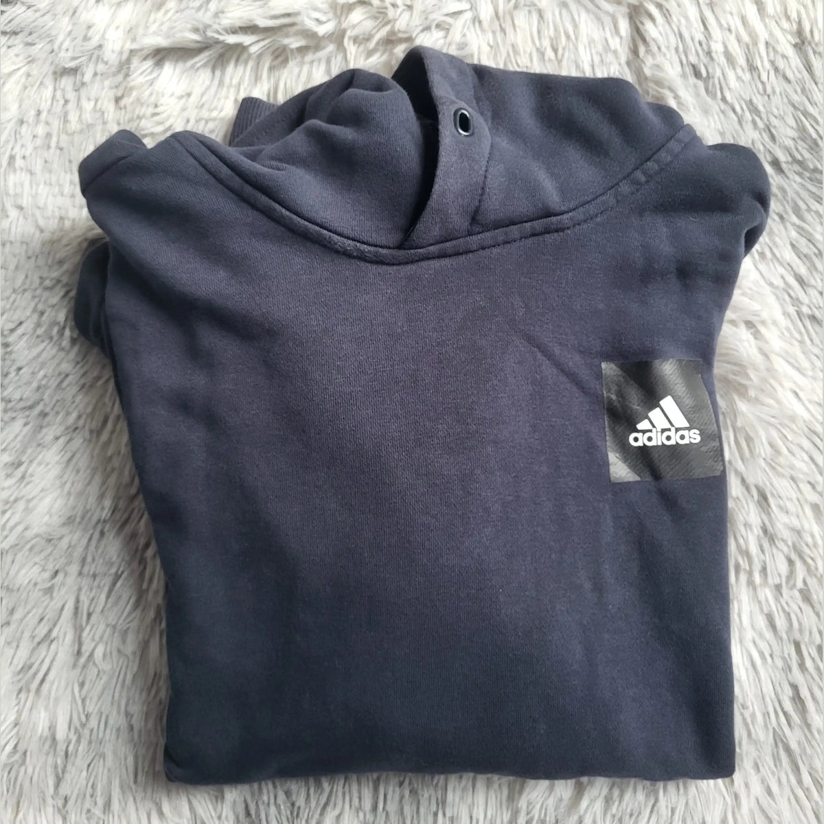 Hoodie Adidas Must Haves Enhanced Graphic - Bleu Marine - Taille M