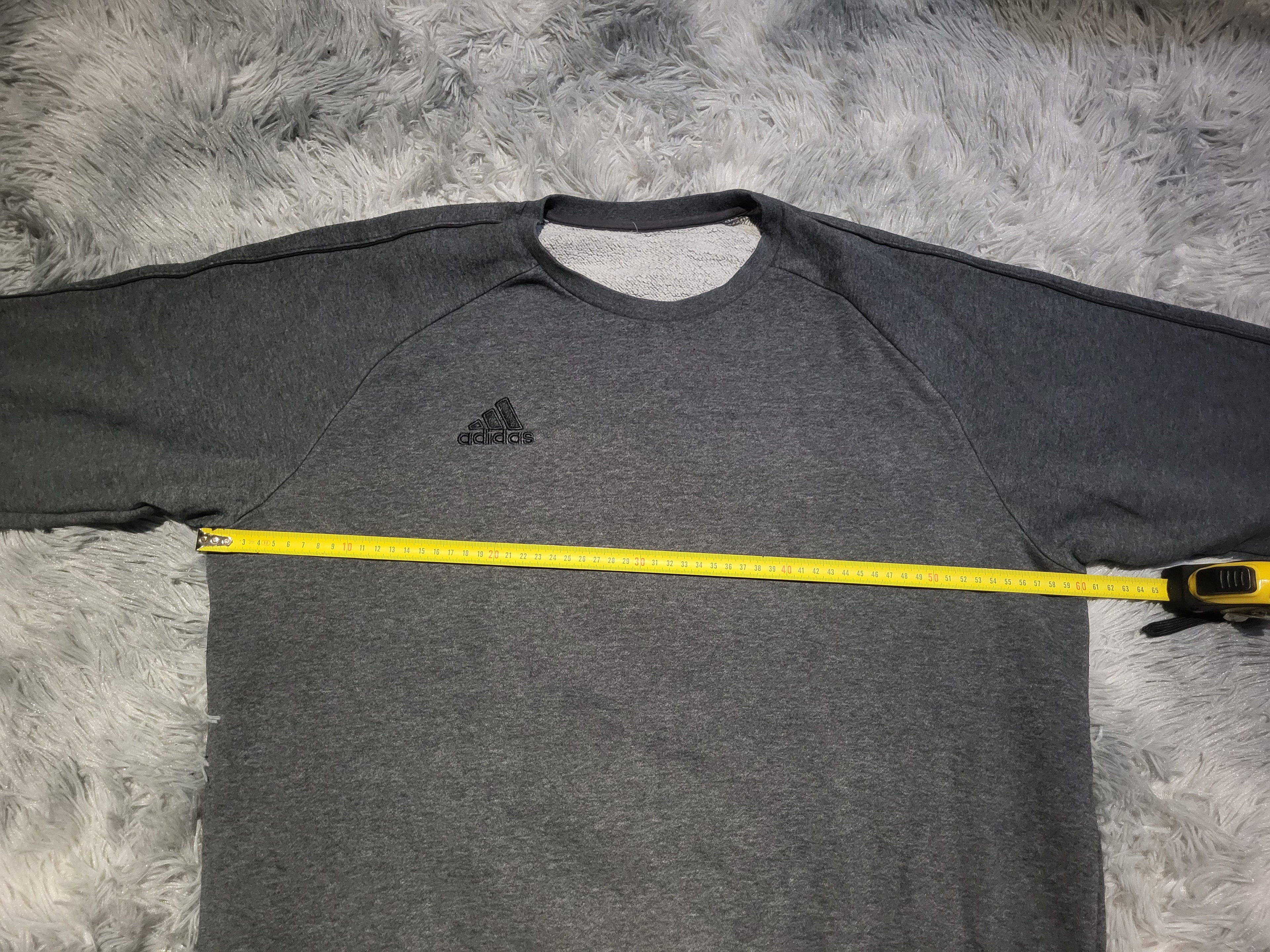Sweat Adidas Gris Anthracite - Logo Adidas Brodé - Taille XL