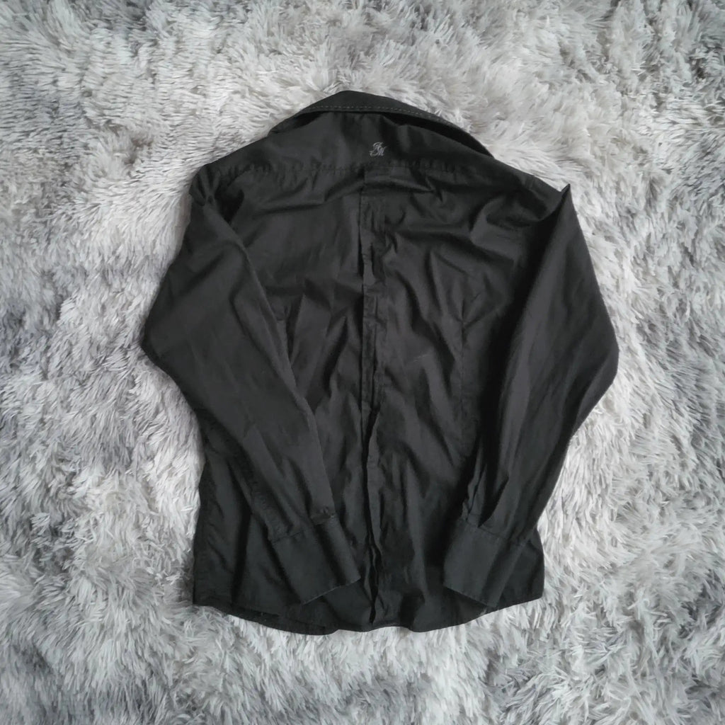 Chemise Noire Homme Antony Morato -  Easy Care Slim Fit - Taille 50 IT (L) - Stretch Luxe