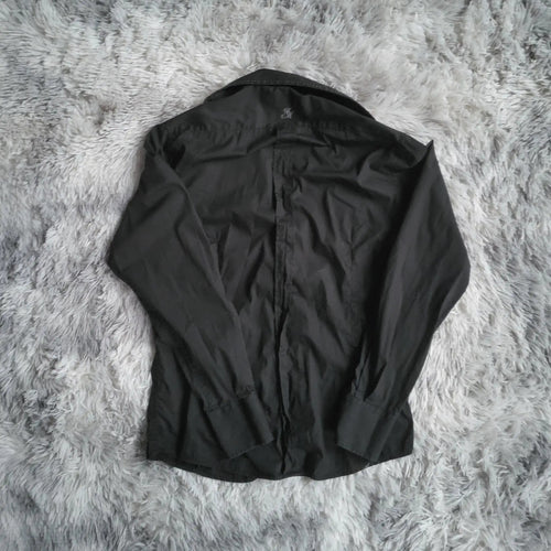 Chemise Noire Homme Antony Morato -  Easy Care Slim Fit - Taille 50 IT (L) - Stretch Luxe