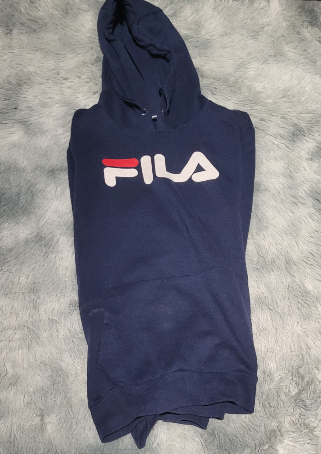 Sweat à capuche FILA Sportswear Bleu - Taille XL