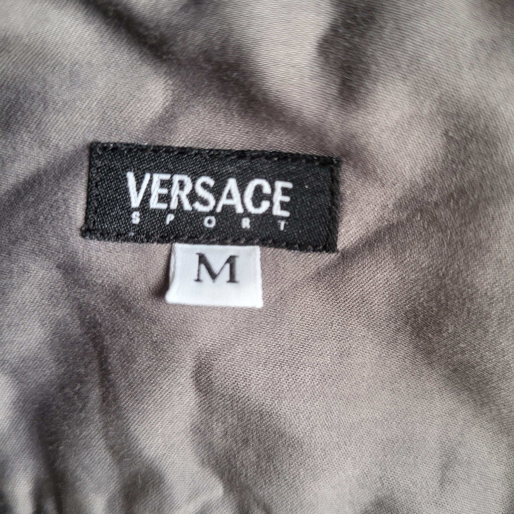 Veste grise Versace Sport taille M, étiquette visible, Fripes Sélect