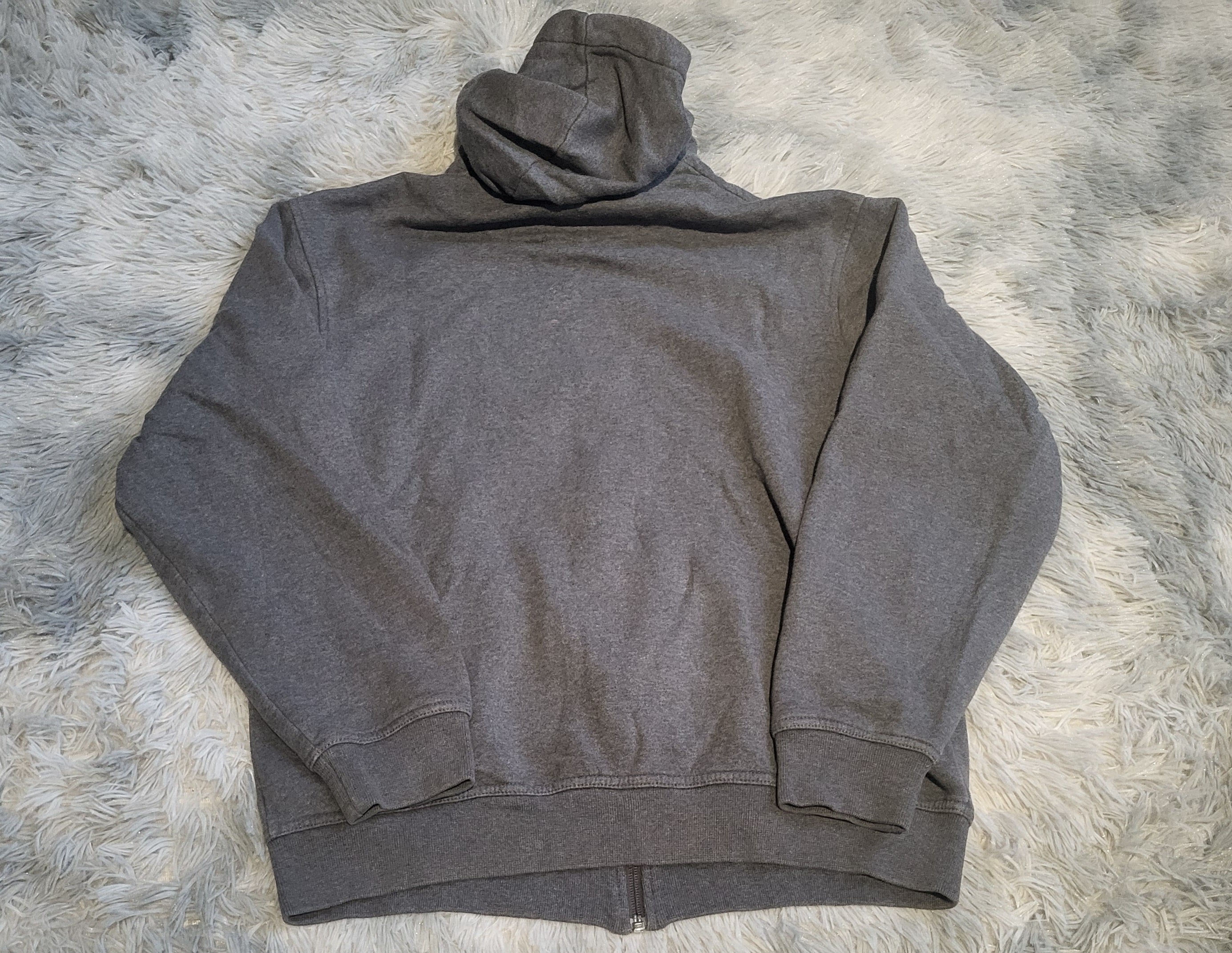 Sweat à capuche zippé Nike Vintage – Mini Swoosh brodé – Taille M – Style Y2K