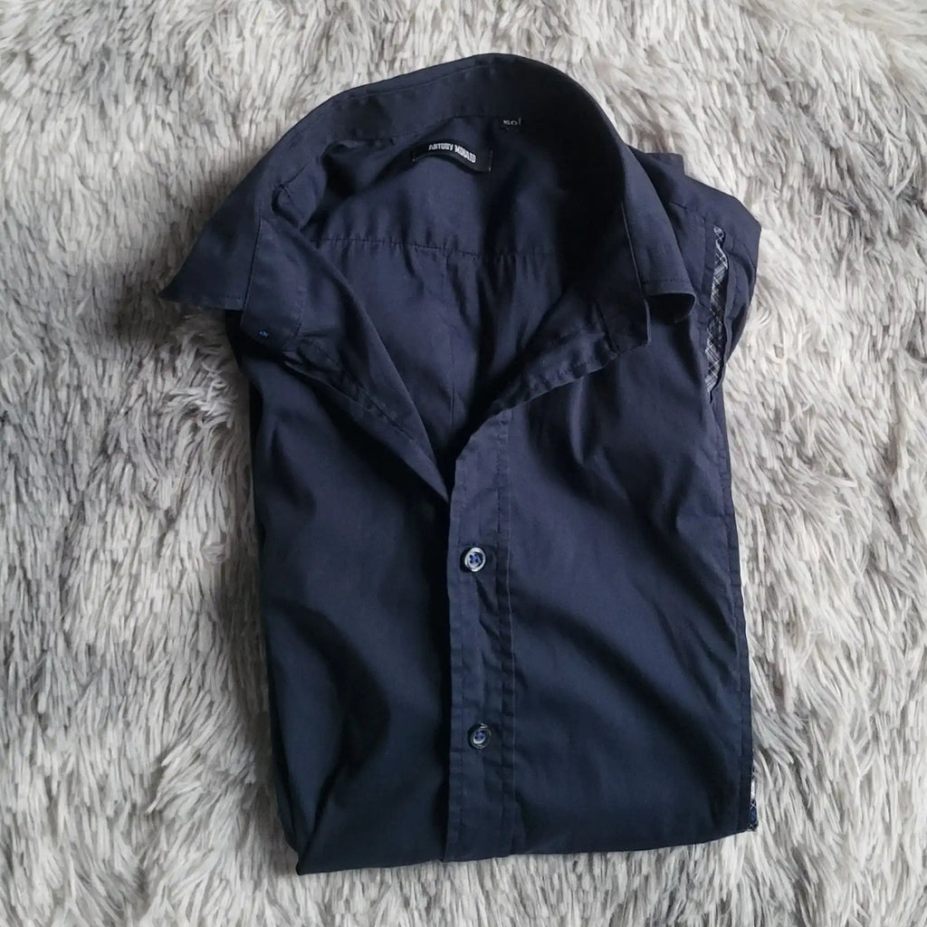 Chemise homme Antony Morato, bleue, taille S. Fripes Sélect