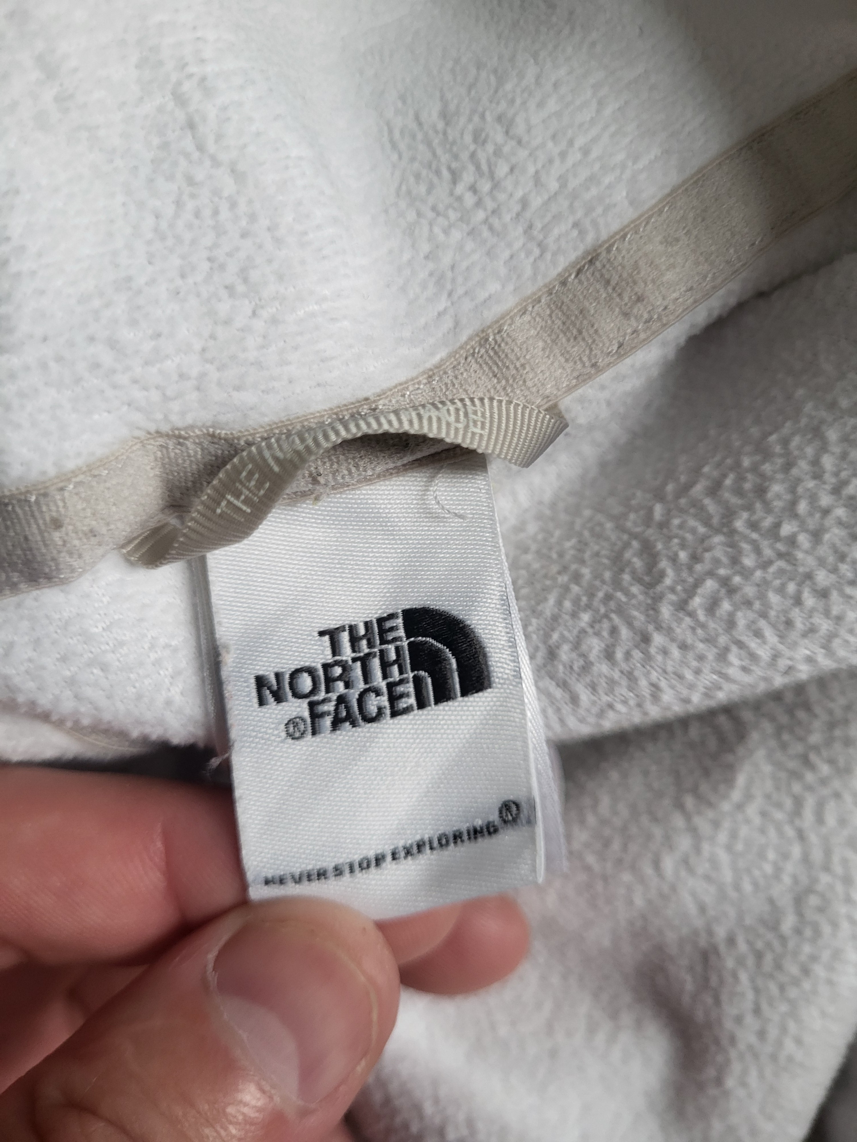 Polaire femme The North Face Glacier 1/4 Zip – Écru / Gardenia White – Taille XS