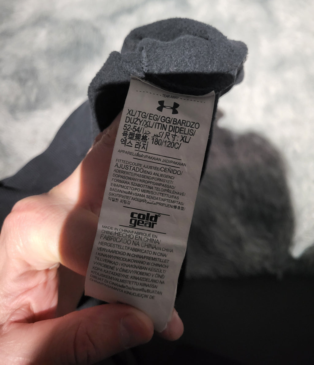 Sweat à capuche Under Armour ColdGear - Gris Anthracite - XL