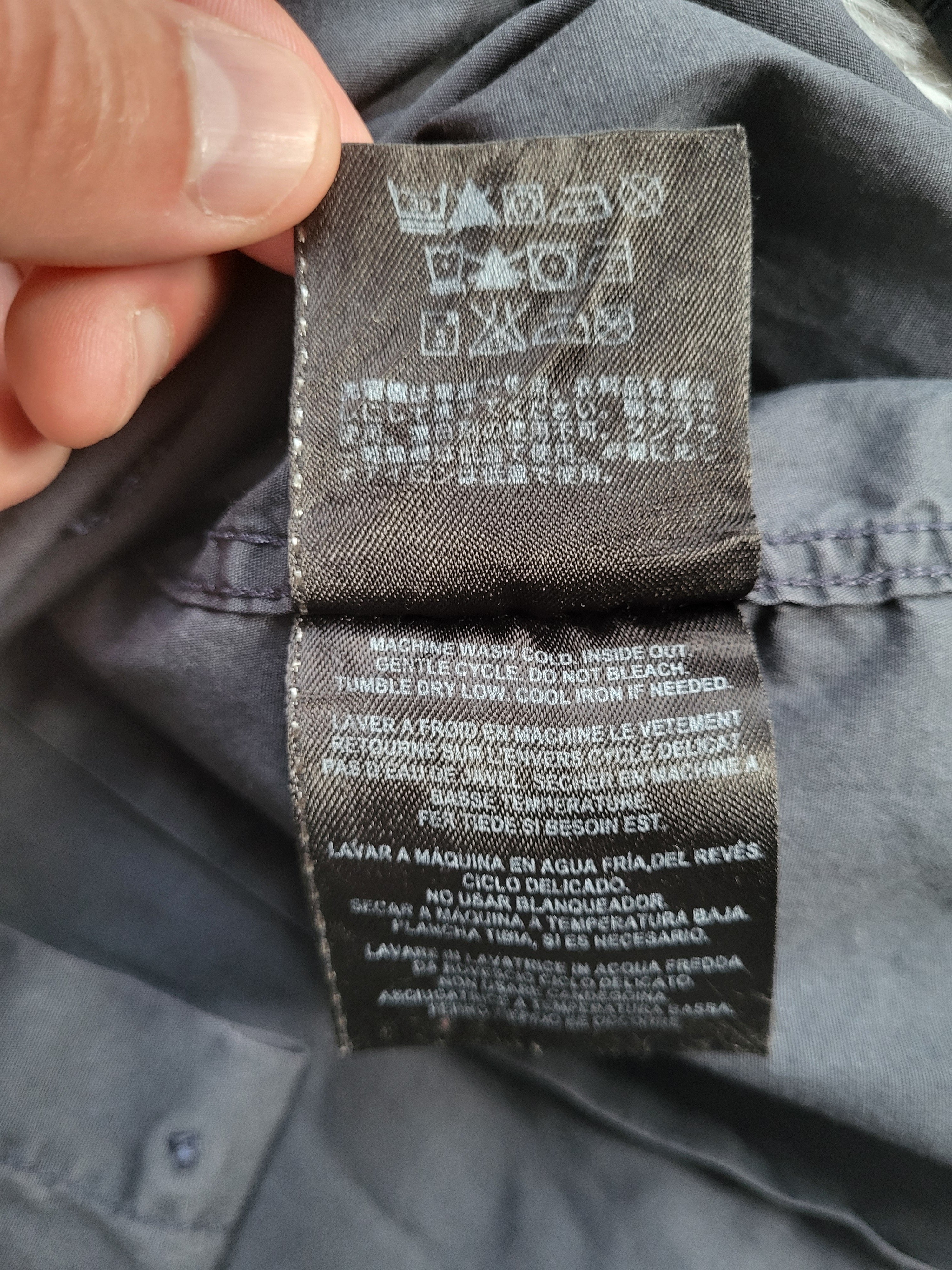 Chemise Guess - Marine - Taille L - Slim Fit – 100% Coton Premium – Style Officewear & Urbain Chic