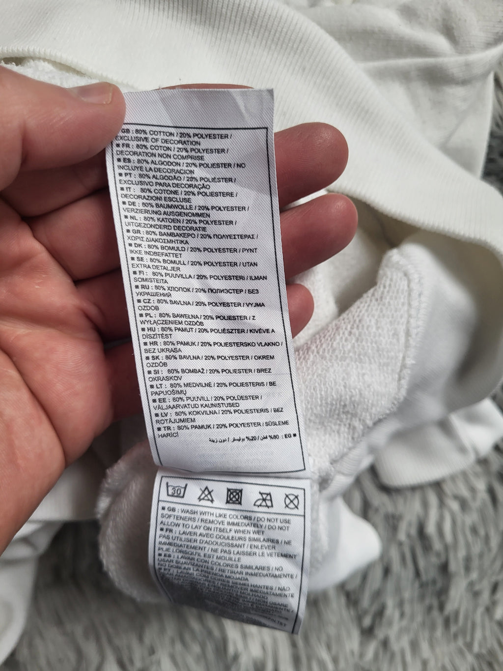 NIKE SPORTSWEAR RALLY - Col Funnel - Blanc Crème - Logo Velours Relief - Taille L