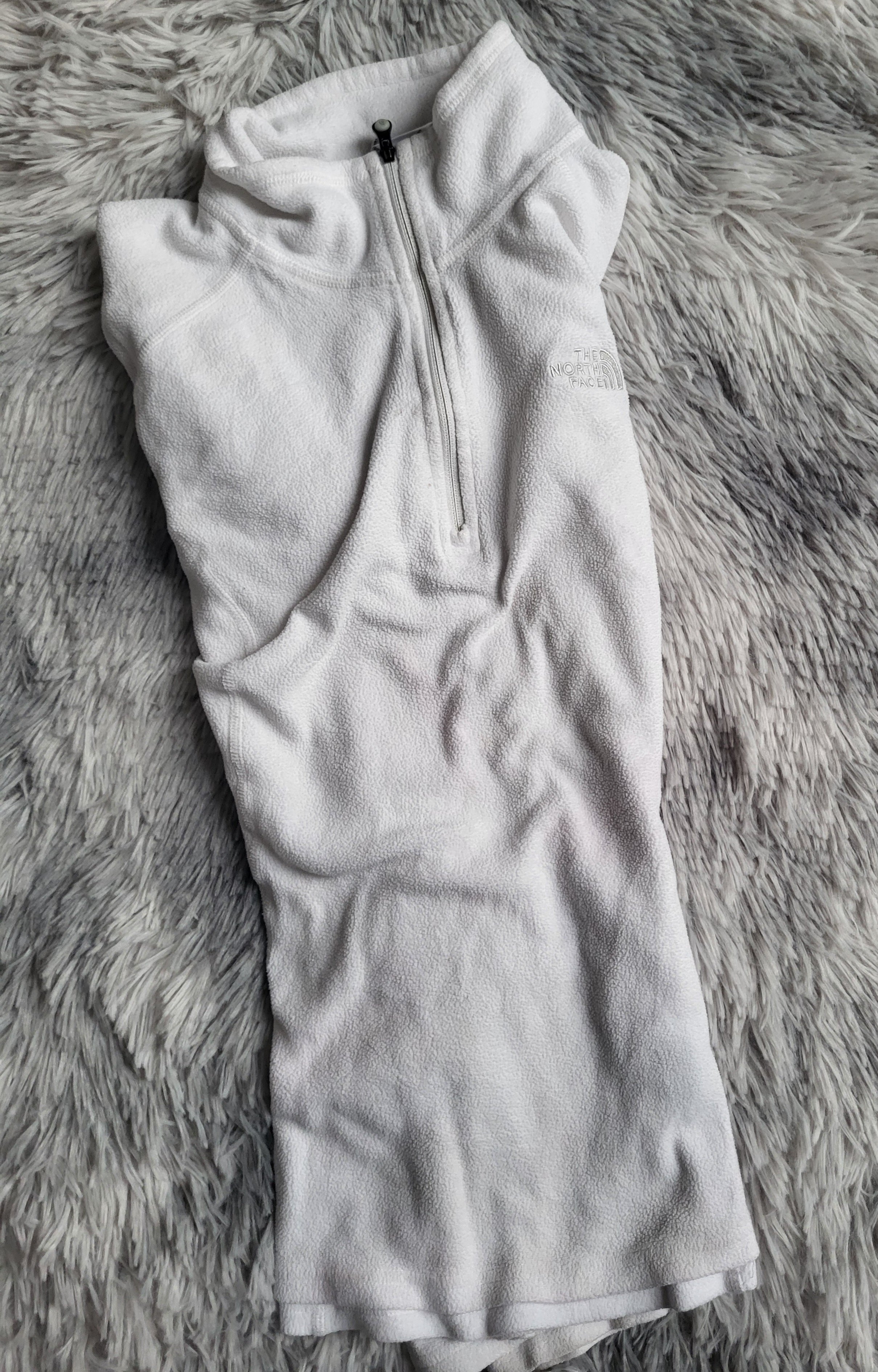 Polaire femme The North Face Glacier 1/4 Zip – Écru / Gardenia White – Taille XS