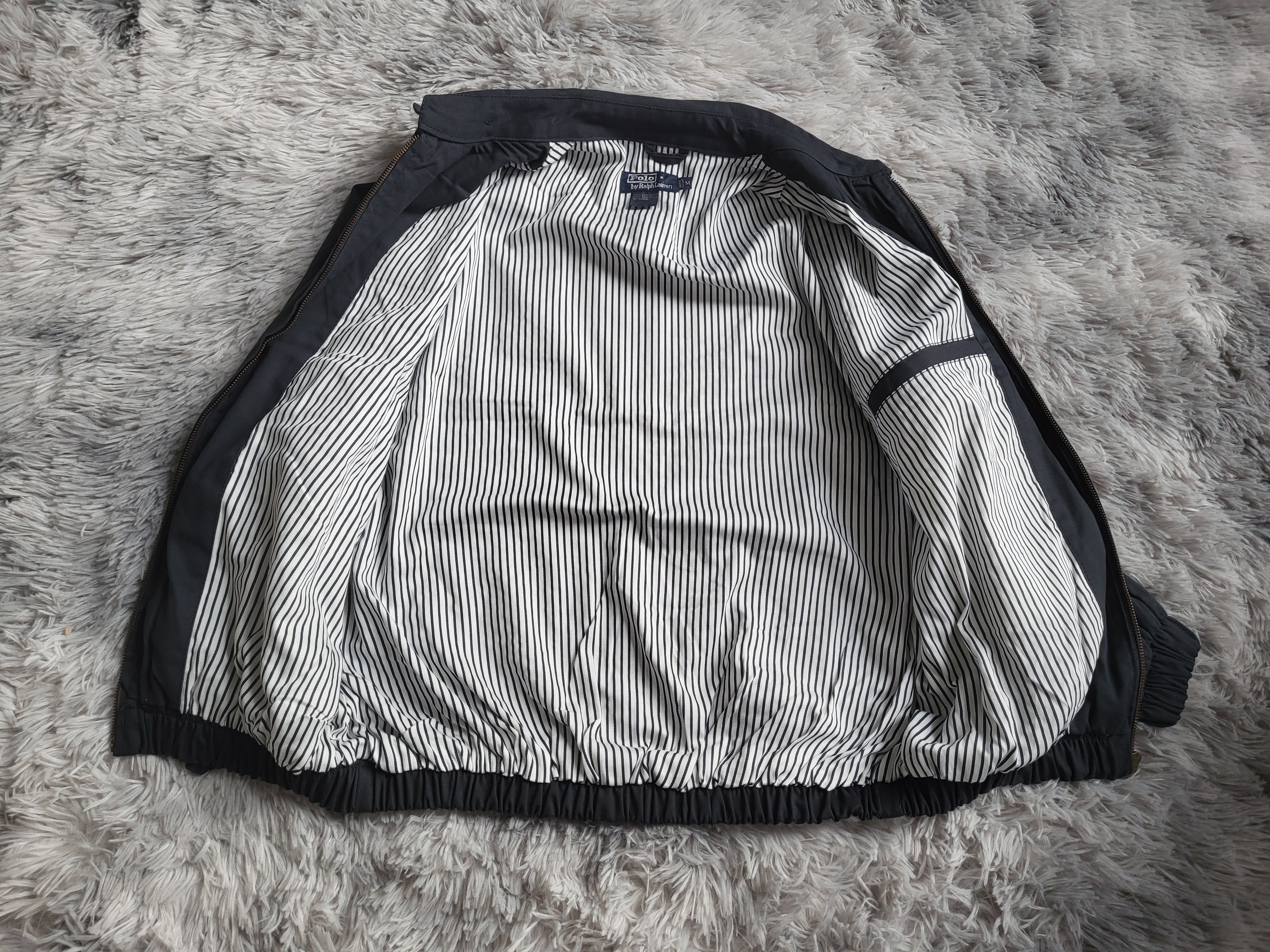 Veste Harrington Polo Ralph Lauren Homme - Bleu - Coton Premium - Taille M - Neuf