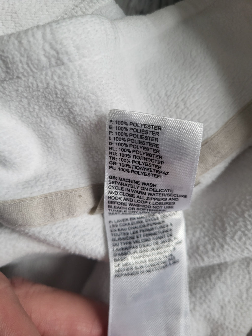 Polaire femme The North Face Glacier 1/4 Zip – Écru / Gardenia White – Taille XS