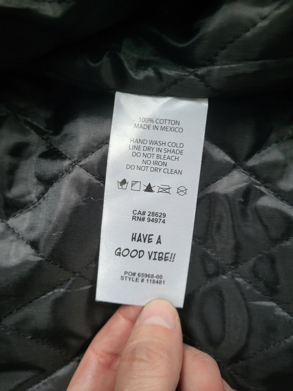 Veste Stüssy Canvas Noire Homme - Double Logo Brodé - Taille L - Neuf