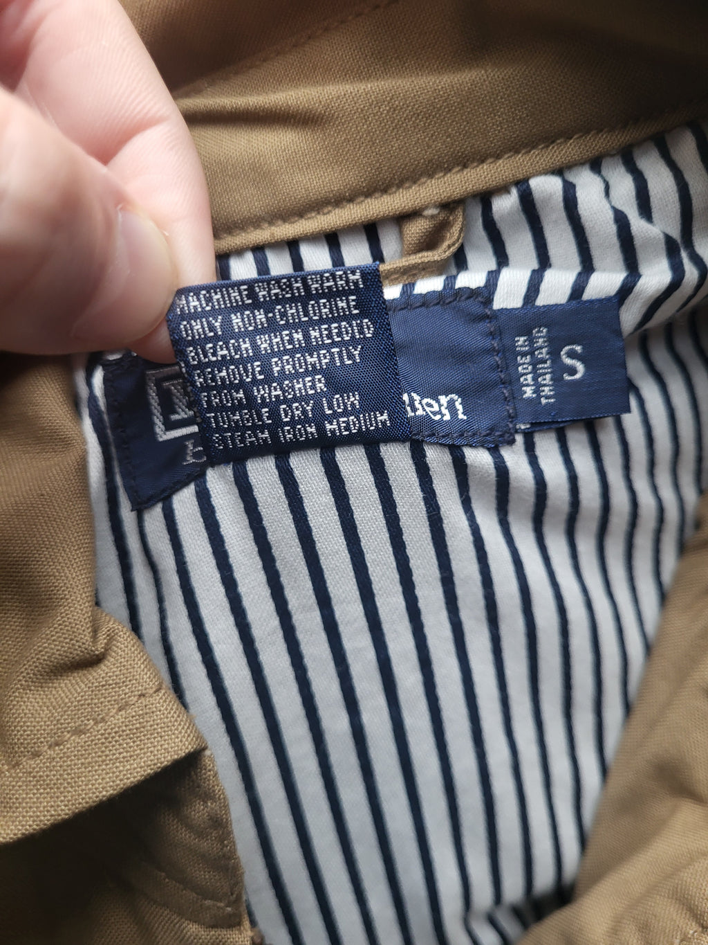 Veste Harrington Polo Ralph Lauren Homme - Beige - Coton Premium - Taille S - Neuf