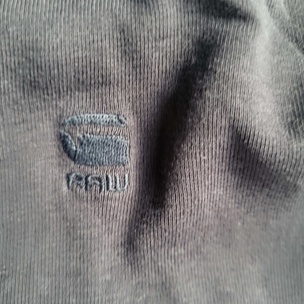 Sweat-shirt noir G-Star RAW, logo brodé, taille non visible, Fripes Sélect