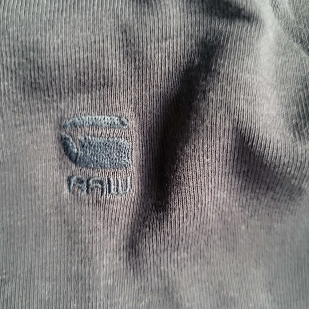 Sweat-shirt noir G-Star RAW, logo brodé, taille non visible, Fripes Sélect