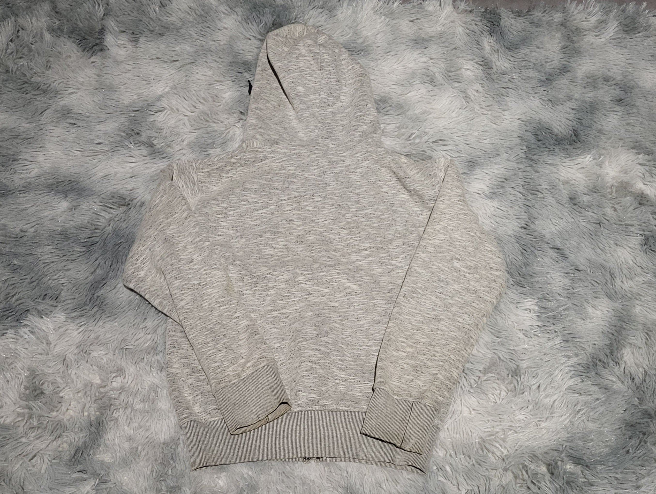 Sweat à capuche Nike Full-Zip - Gris Chiné & Noir - Taille L