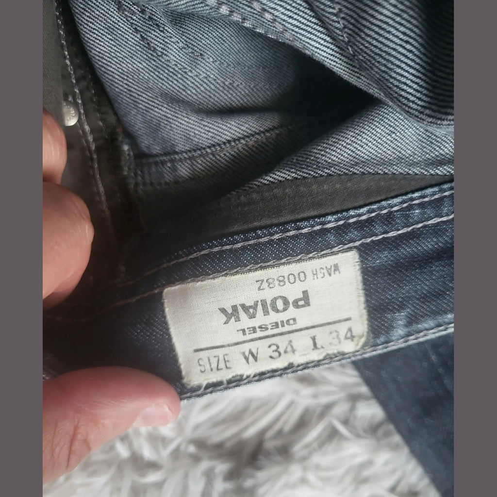 Jean bleu Diesel modèle Poiak, taille W34 L34, Fripes Sélect