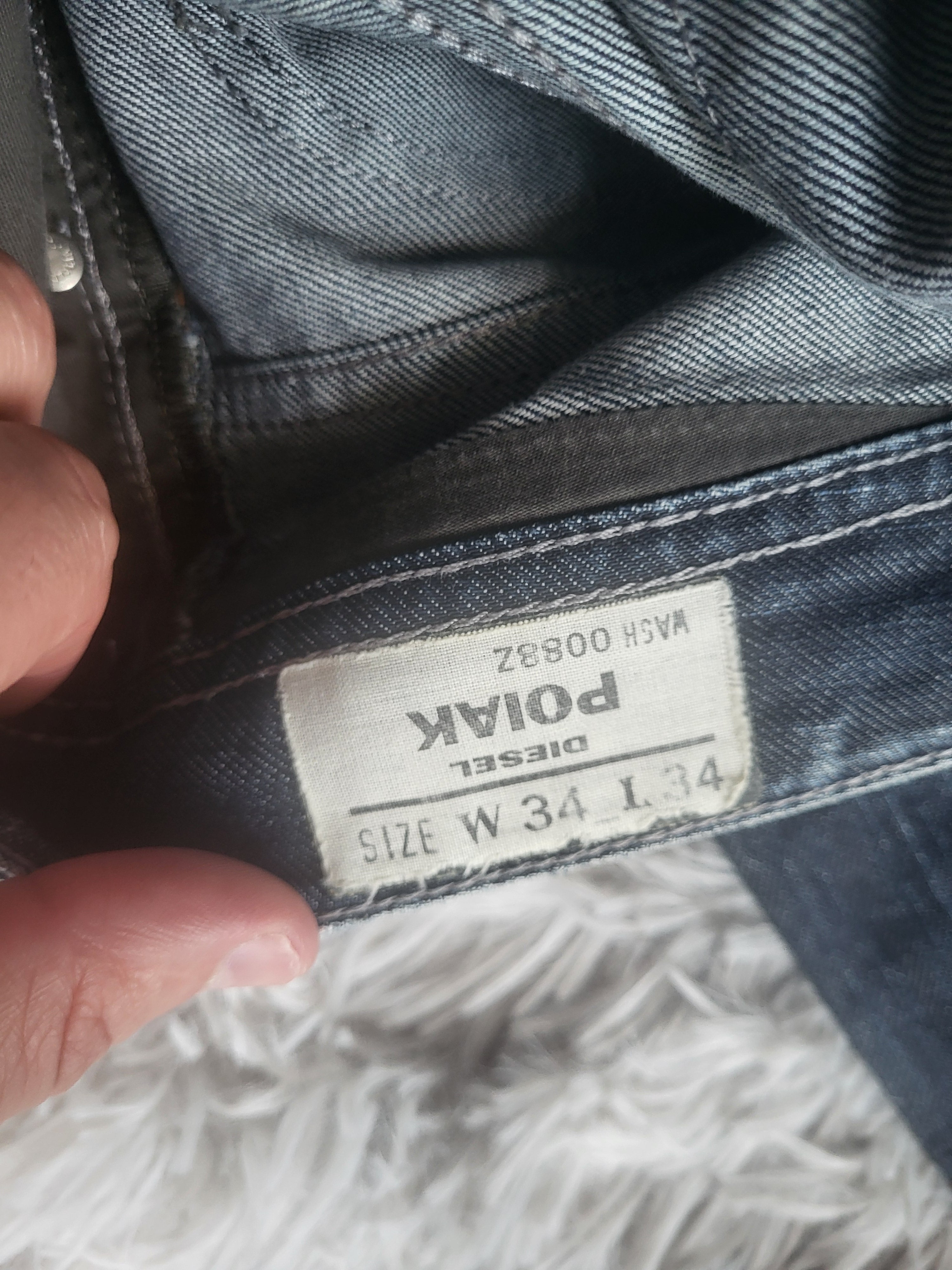 Jean Diesel Poiak 008X2 Vintage W34 L34 Denim 100% Coton Rare 44 FR