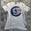 T-shirt G-Star RAW Originals Graphic 8 – Coton Bio – Taille L – Blanc Optique