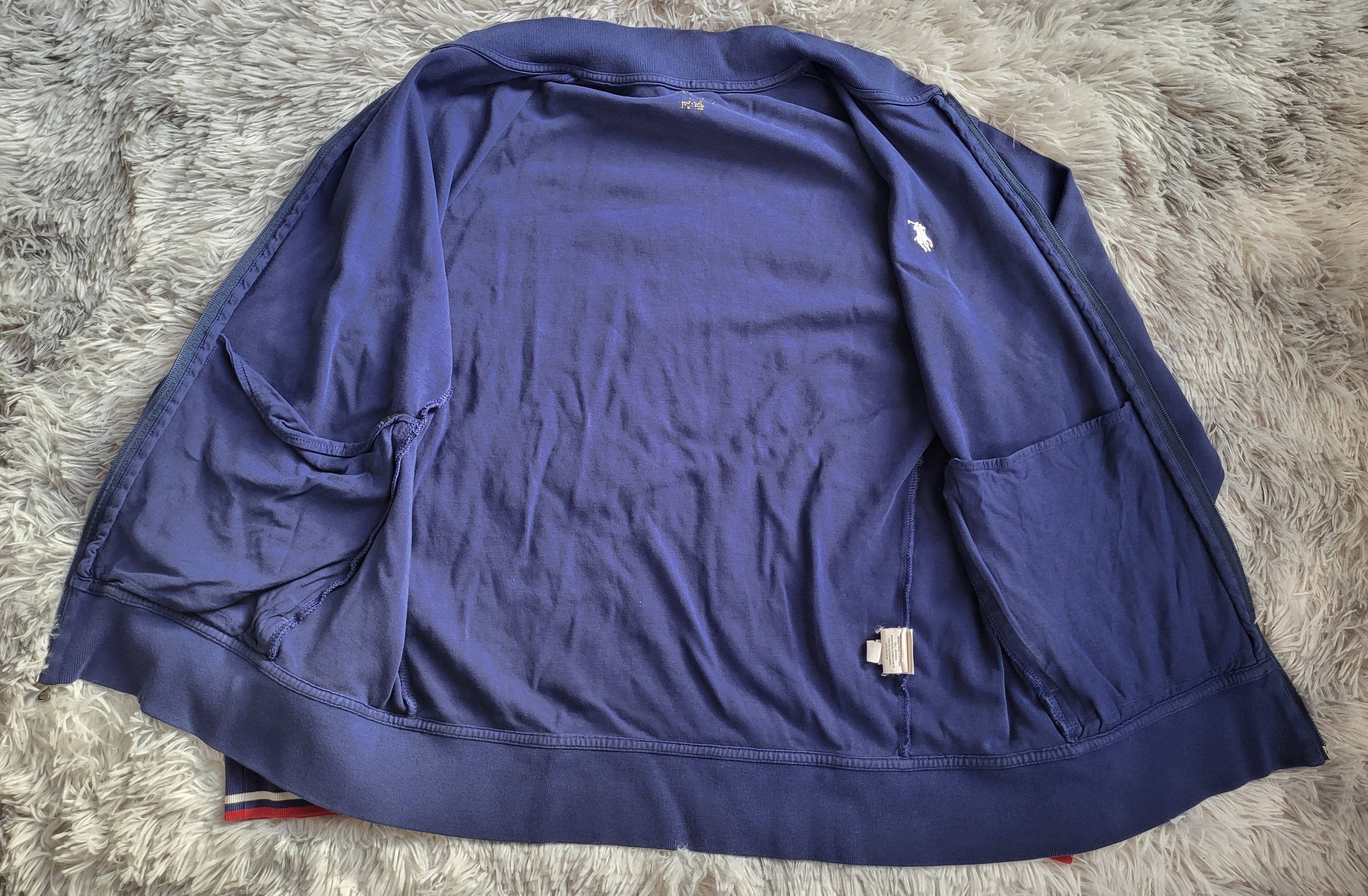 Veste Zippée POLO RALPH LAUREN Vintage - Bomber Bleu Marine XL