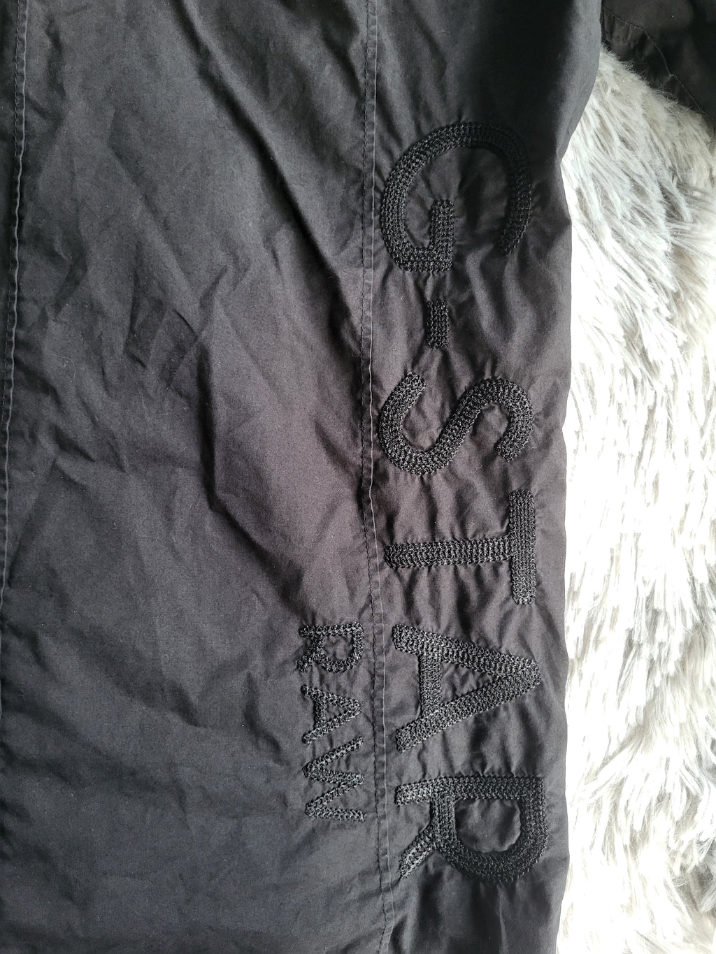 Surchemise G-Star RAW 3301 Zippée - Utility Denim Noir - Taille L - Overshirt Veste Technique