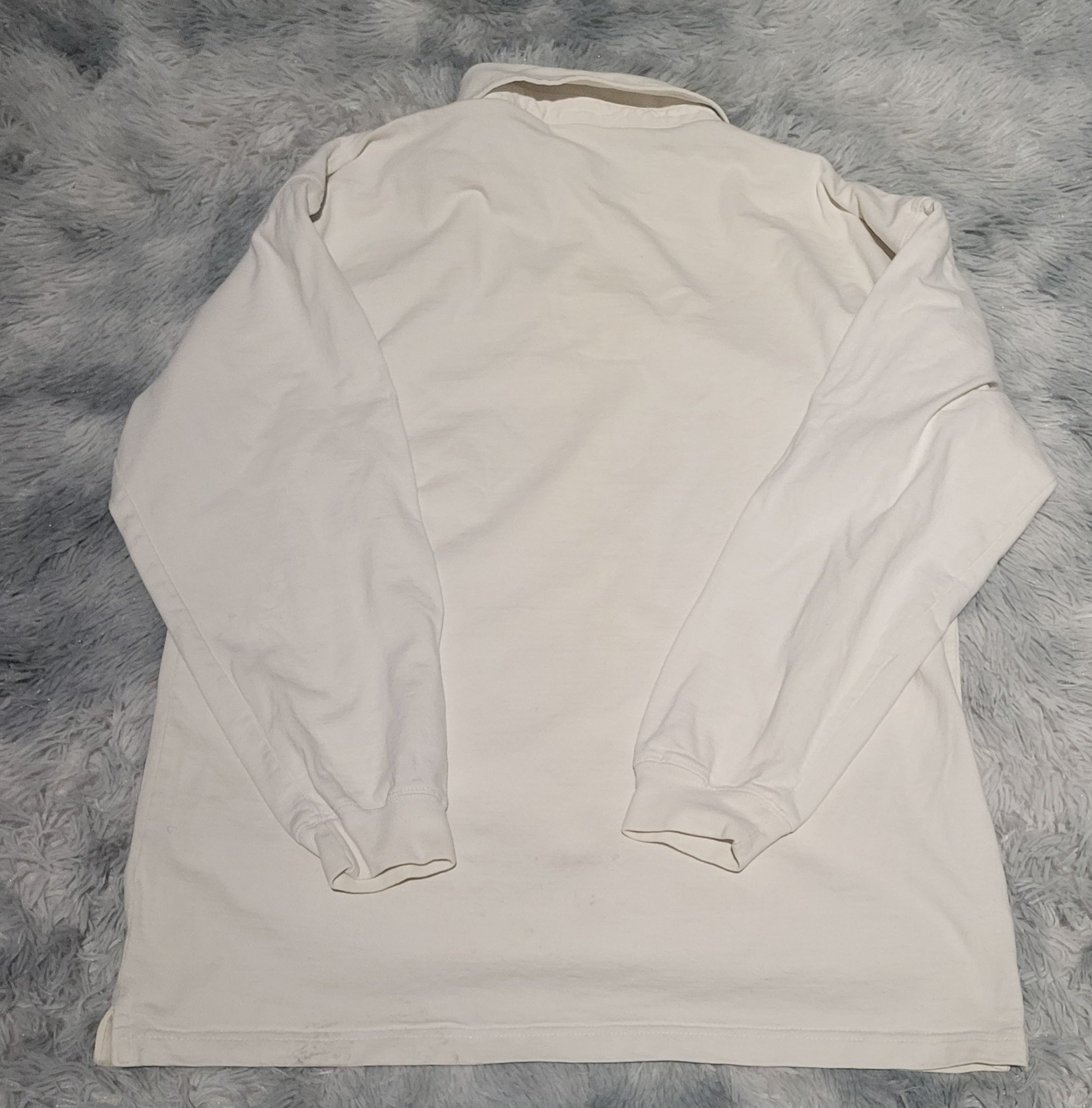 Polo Manches Longues Uneek – Style Workwear "E-on" – Taille L – Blanc