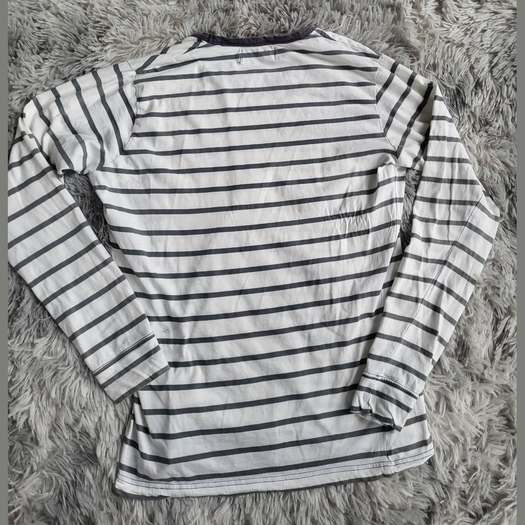 Marinière Bill Tornade Manches Longues – 100% Coton – Taille M – Style Parisien