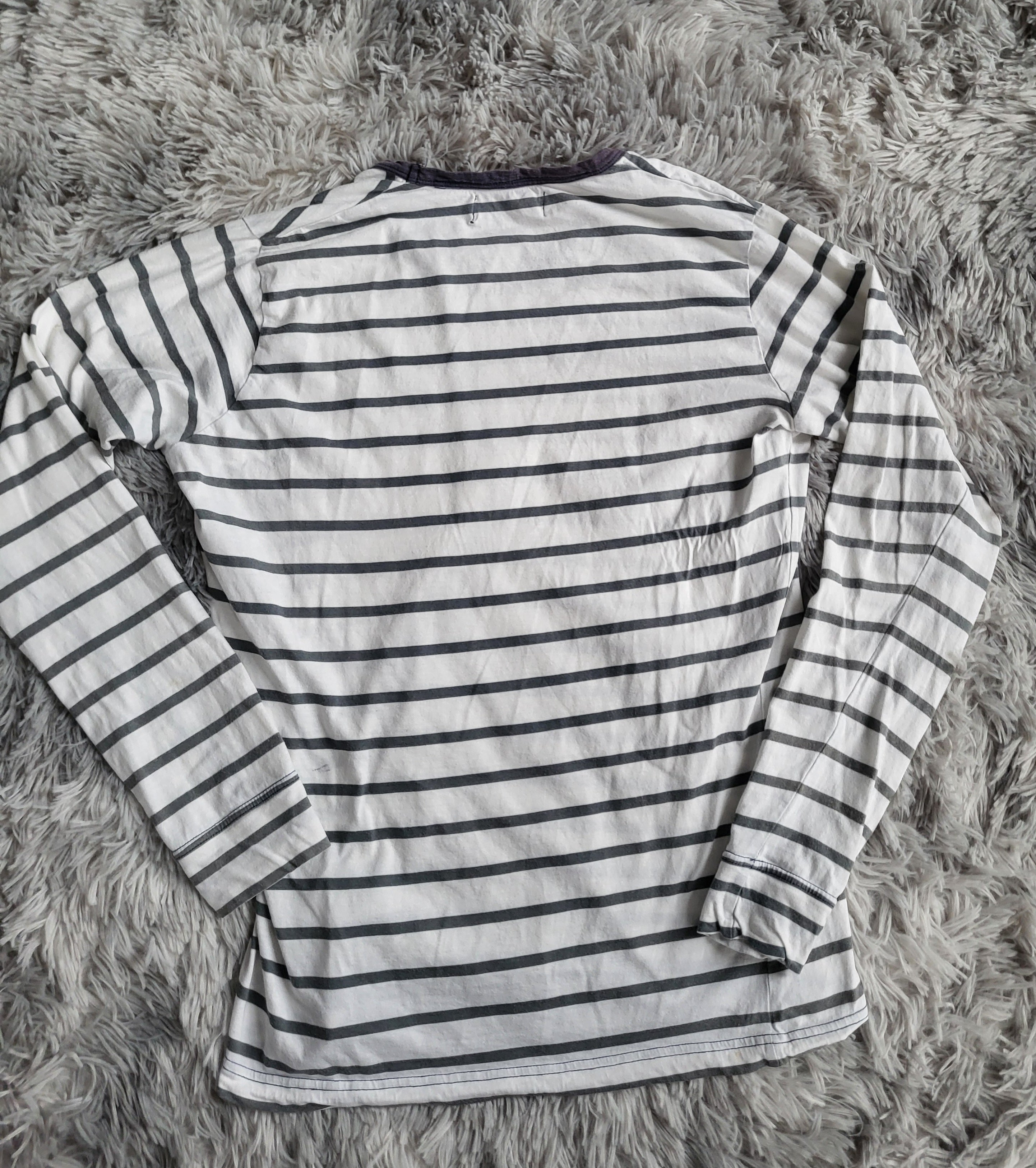 Marinière Bill Tornade Manches Longues – 100% Coton – Taille M – Style Parisien