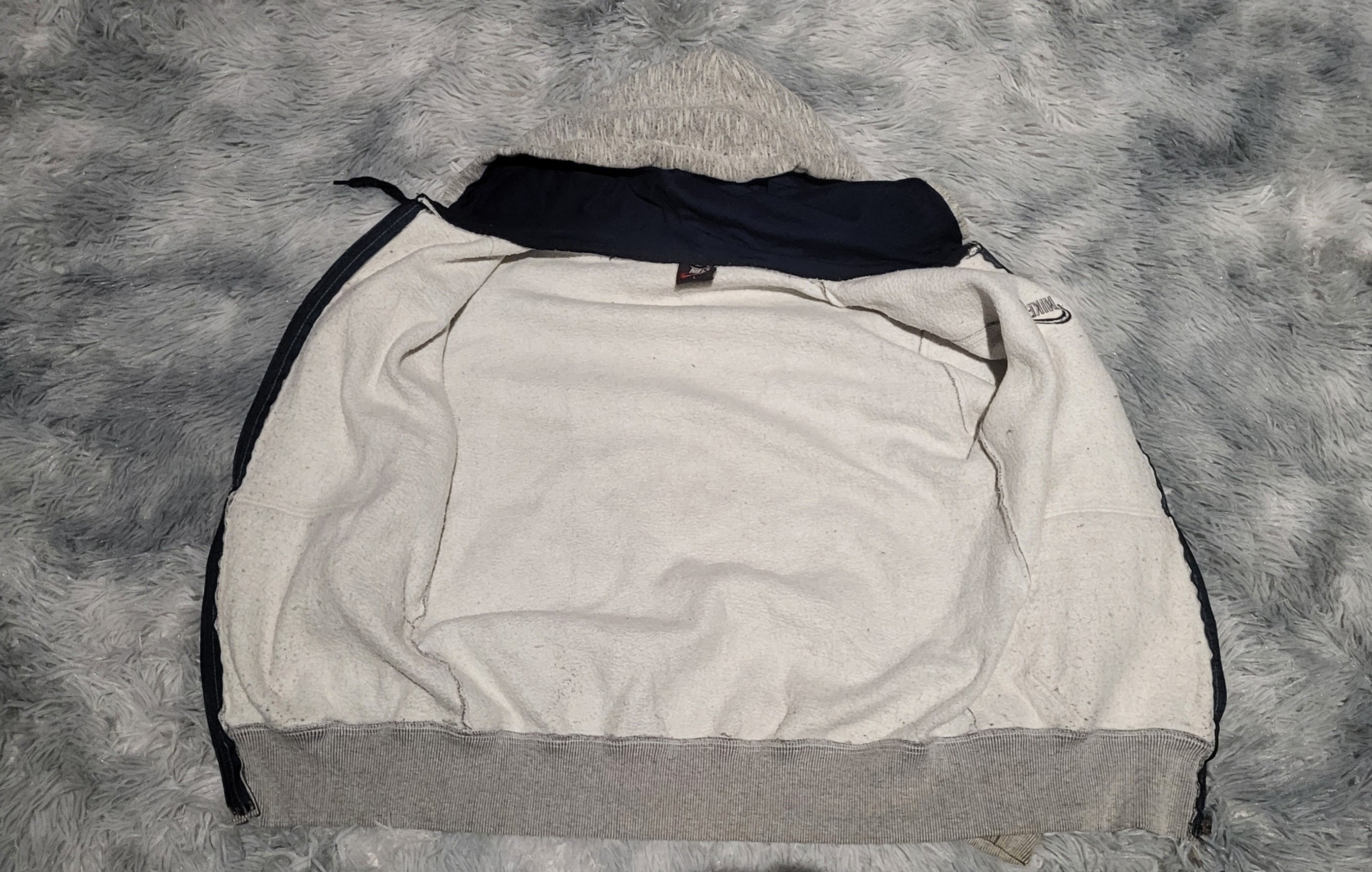 Sweat à capuche Nike Full-Zip - Gris Chiné & Noir - Taille L