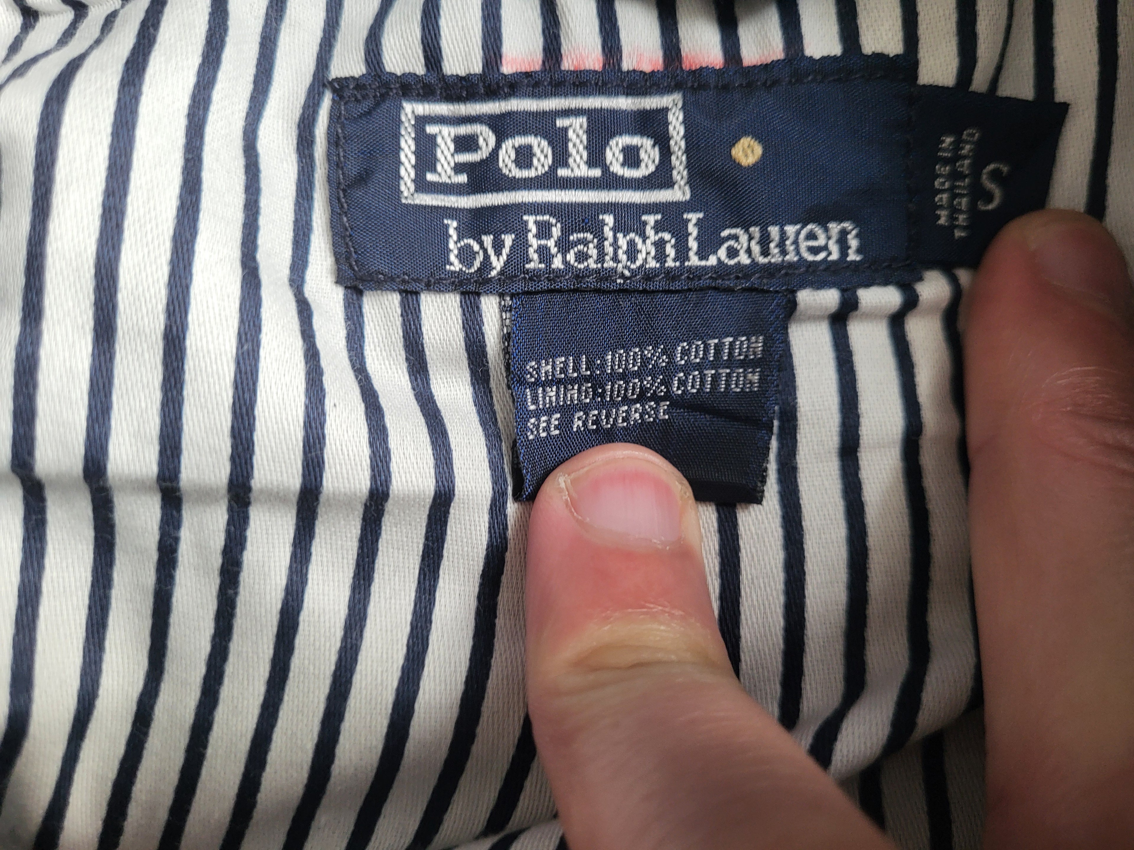 Veste Harrington Polo Ralph Lauren Homme - Bleu - Coton Premium - Taille S - Neuf