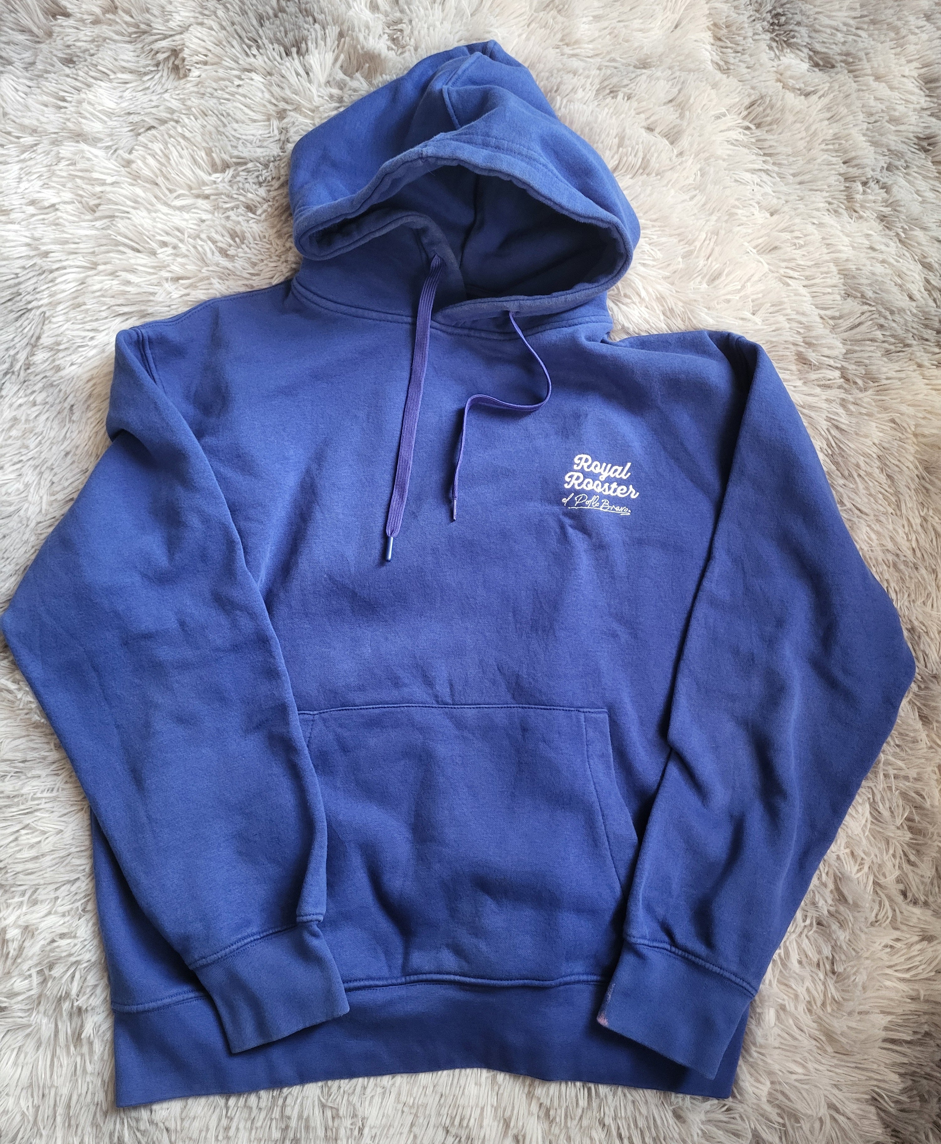 Sweat à capuche Pull & Bear "Royal Rooster" STWD - Bleu Roi - Taille S