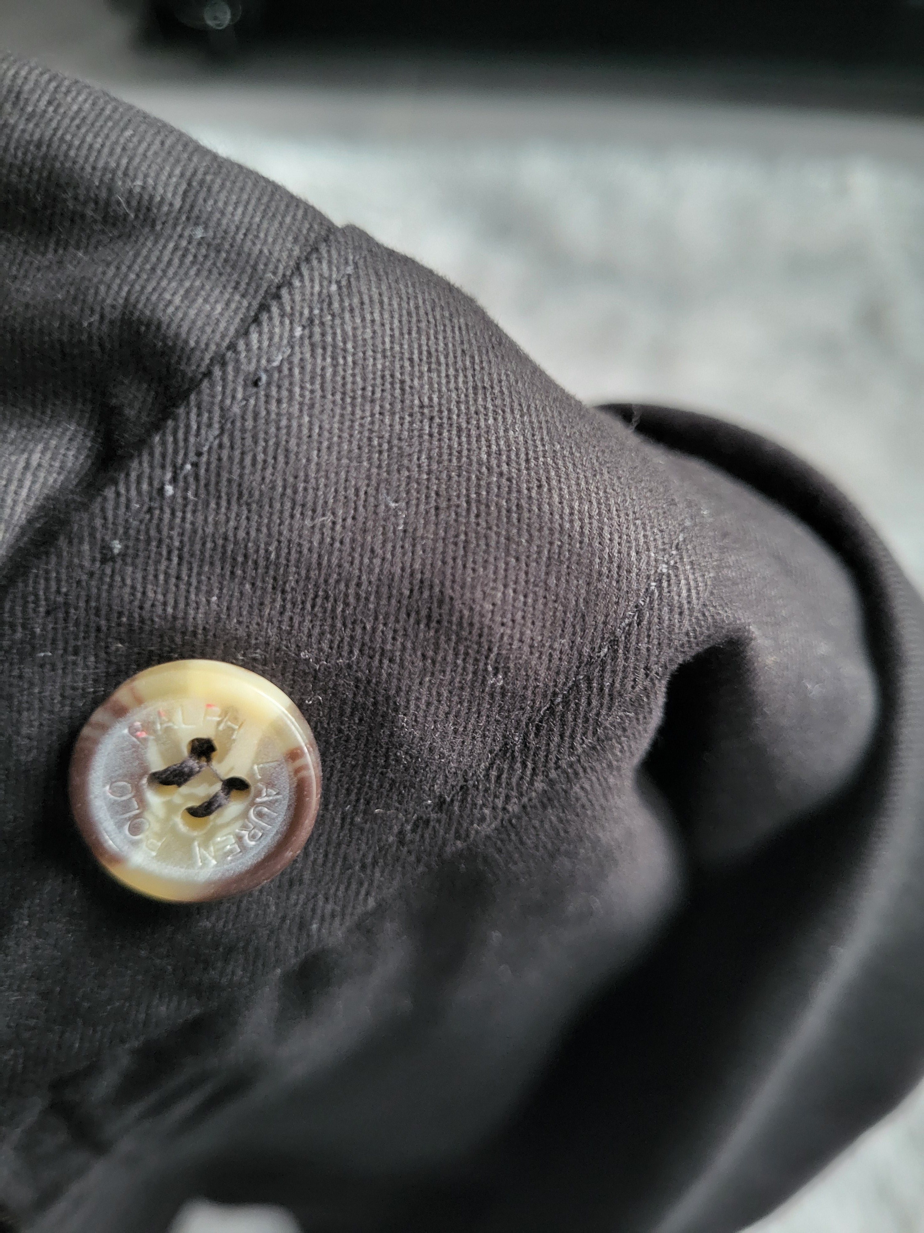 Veste Harrington Polo Ralph Lauren Homme - Noir - Coton Premium - Taille S - Neuf