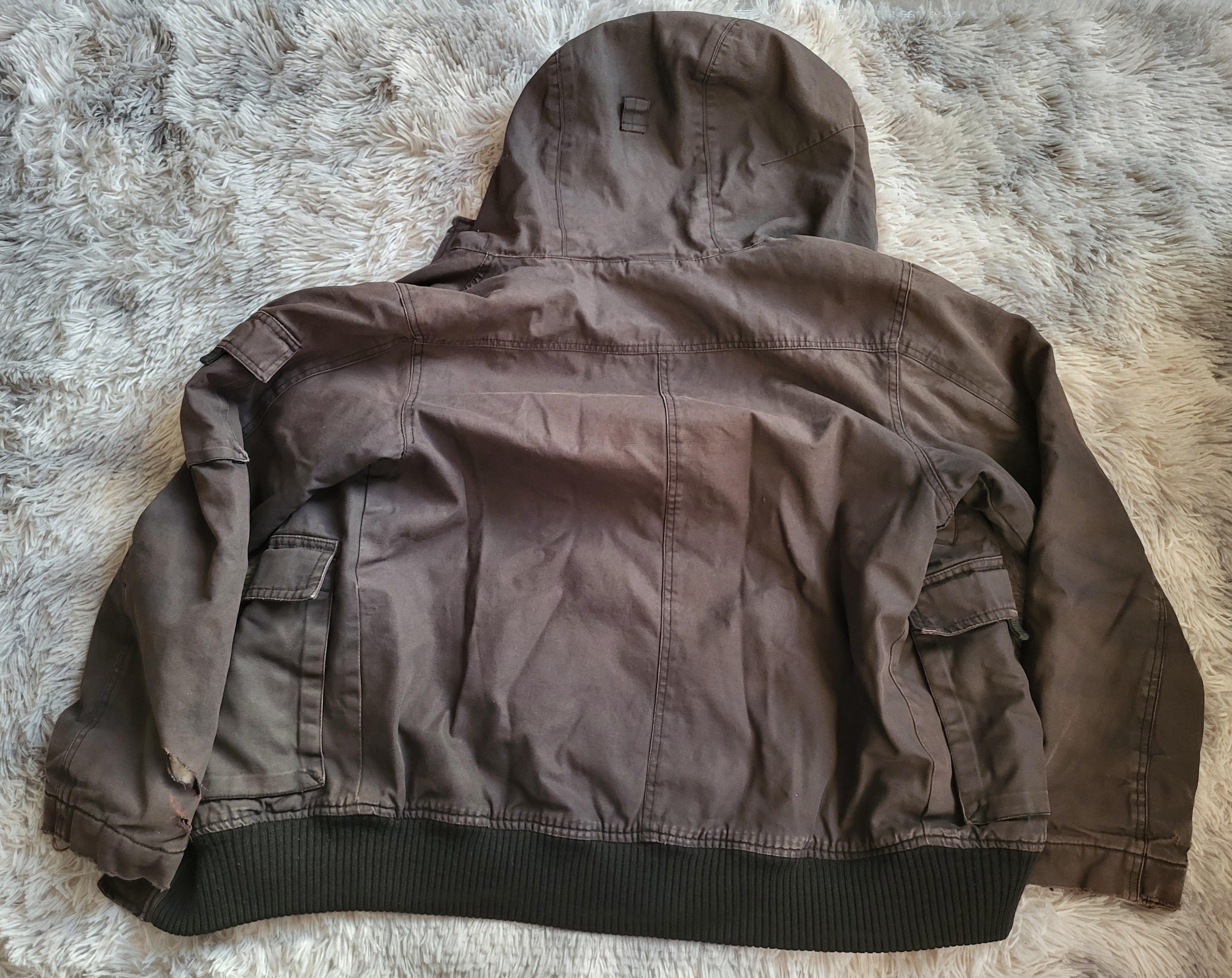 Veste H&M Divided Marron - Coupe Bomber/Utility - Style Gorpcore - Taille S