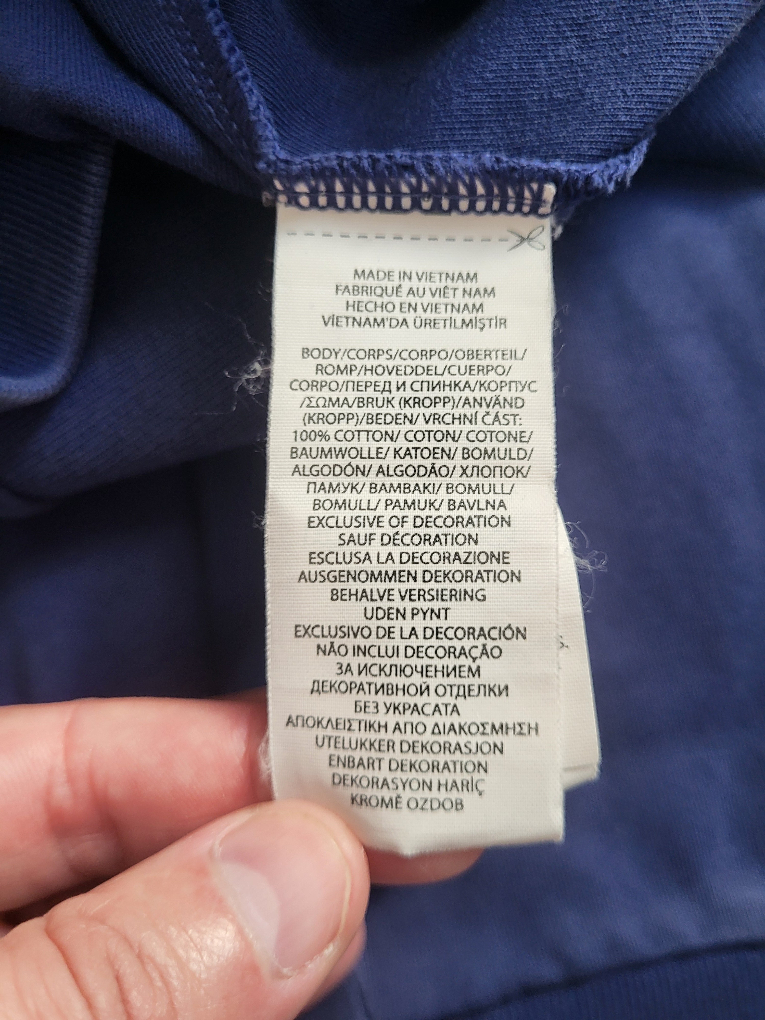 Veste Zippée POLO RALPH LAUREN Vintage - Bomber Bleu Marine XL