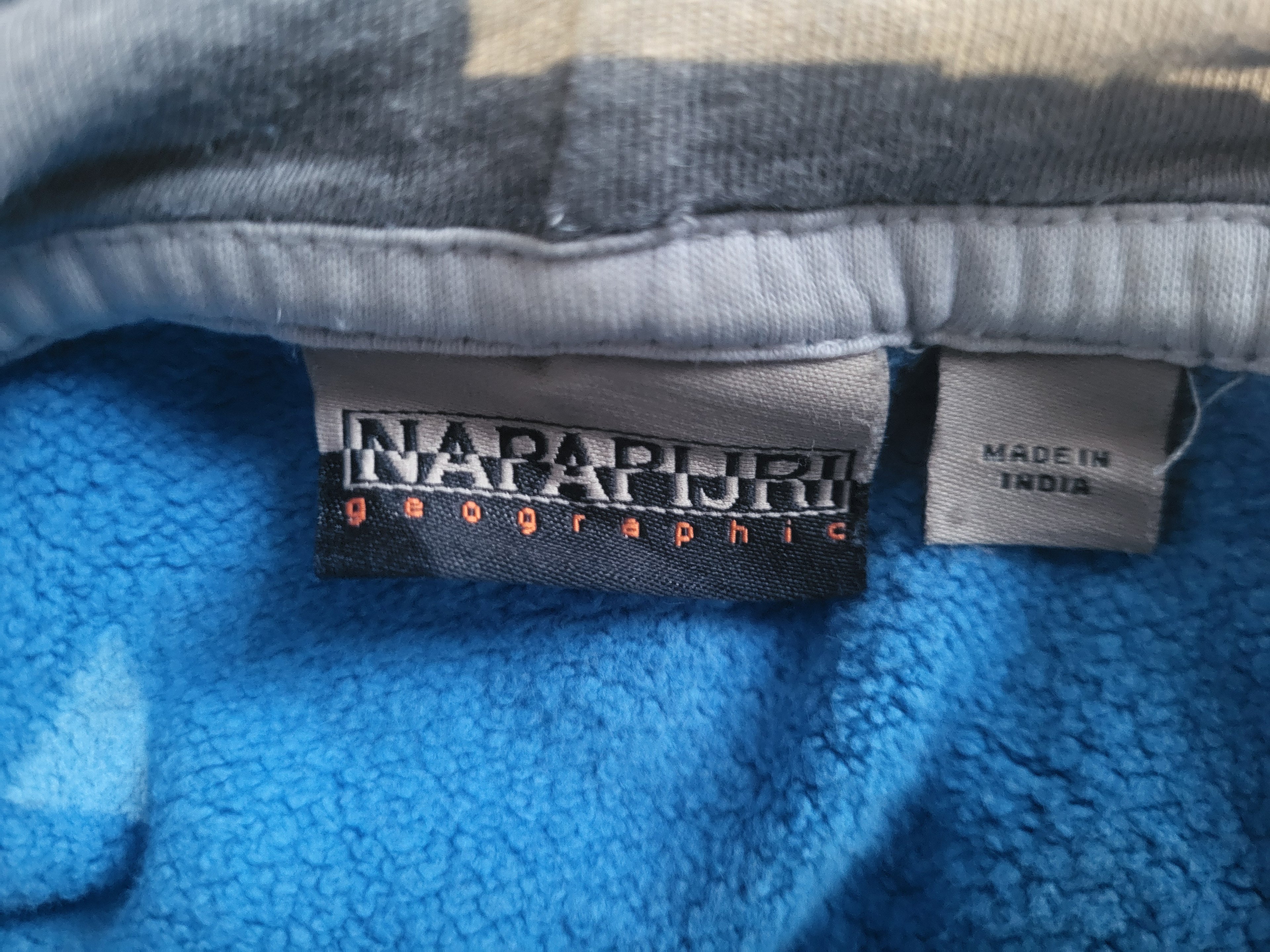 Sweat à capuche Napapijri Burgee – Bleu Dazzling – Taille 12 ans (152 cm)