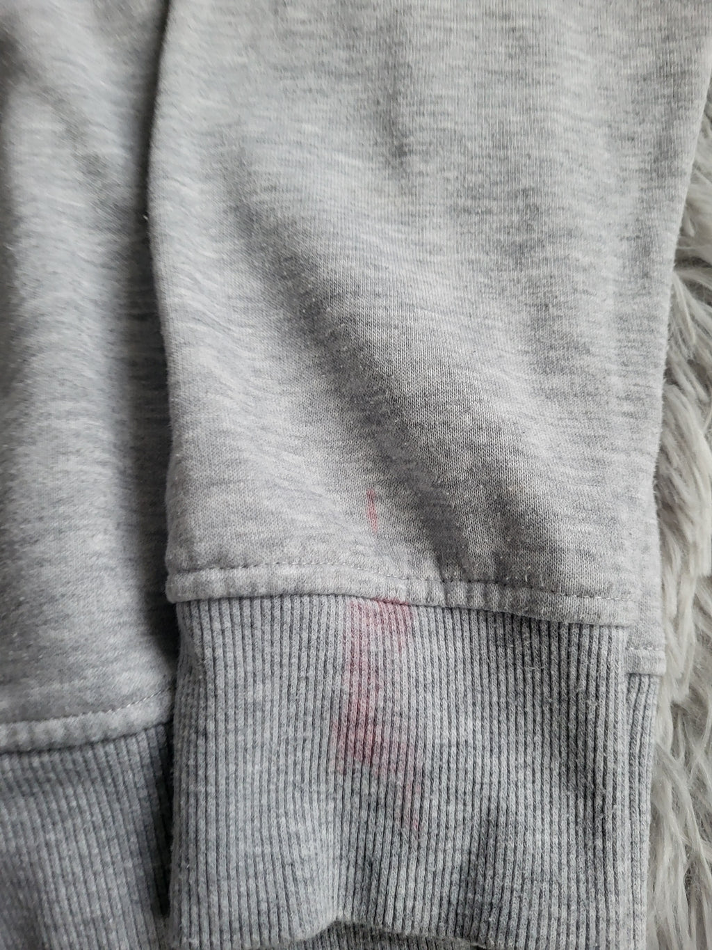 Sweat col zippé Lee Cooper Originals – Gris chiné – Taille M