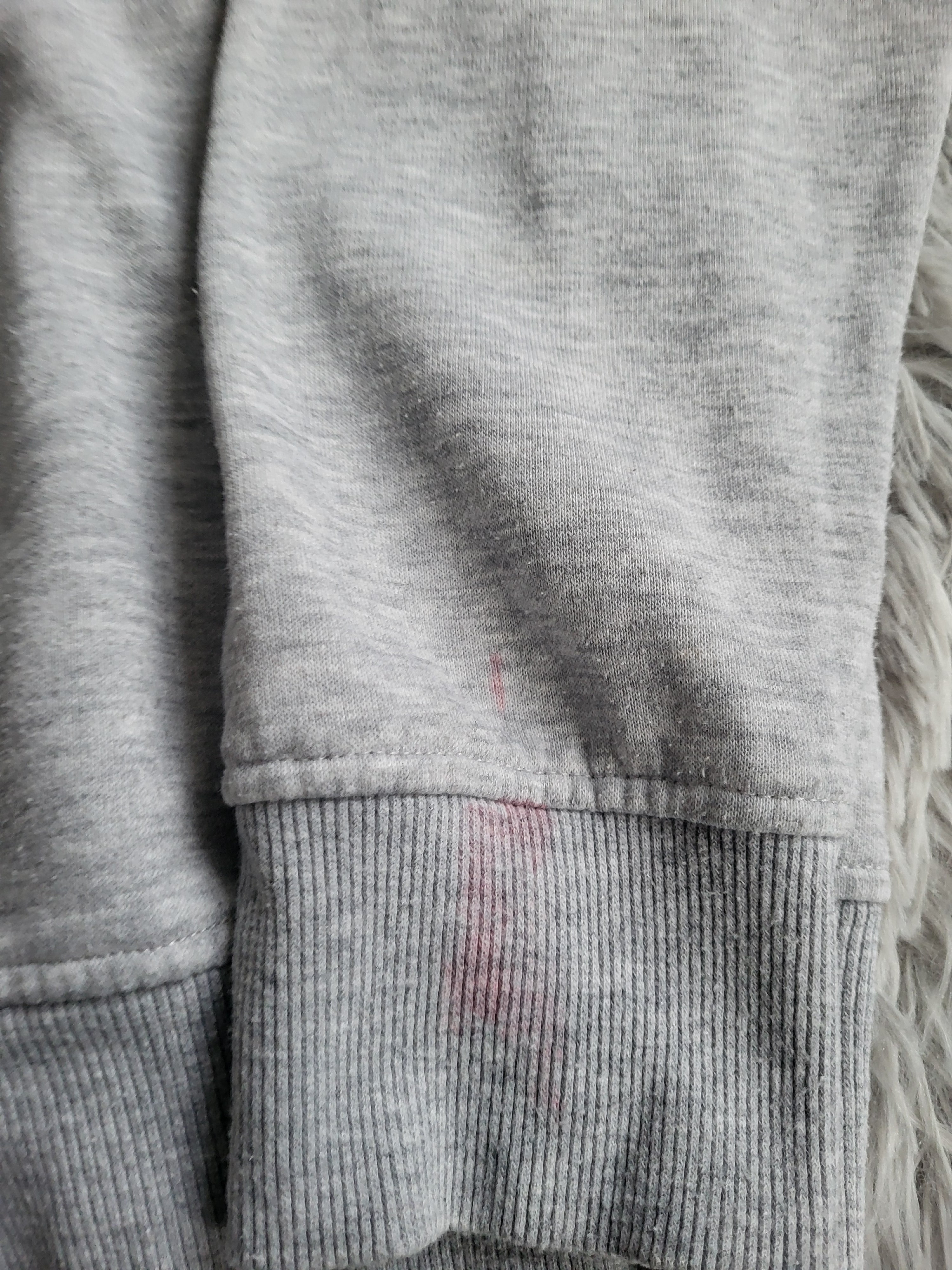 Sweat col zippé Lee Cooper Originals – Gris chiné – Taille M