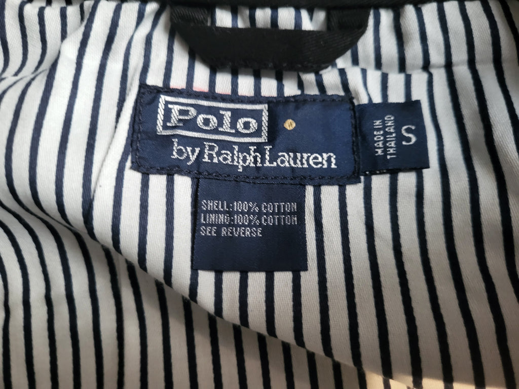 Veste Harrington Polo Ralph Lauren Homme - Noir - Coton Premium - Taille S - Neuf