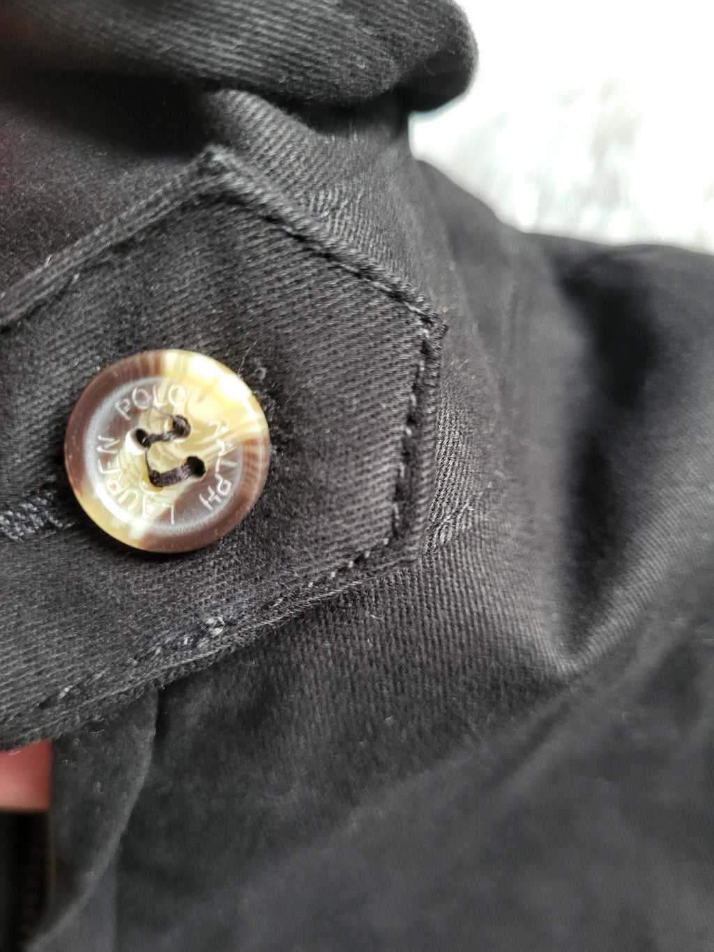 Veste Harrington Polo Ralph Lauren Homme - Noir - Coton Premium - Taille M - Neuf