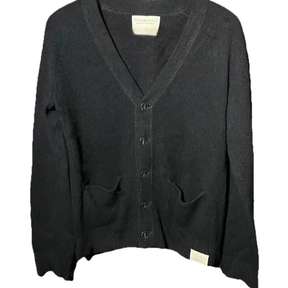 Cardigan noir, Engineered Garments, taille M, Fripes Sélect