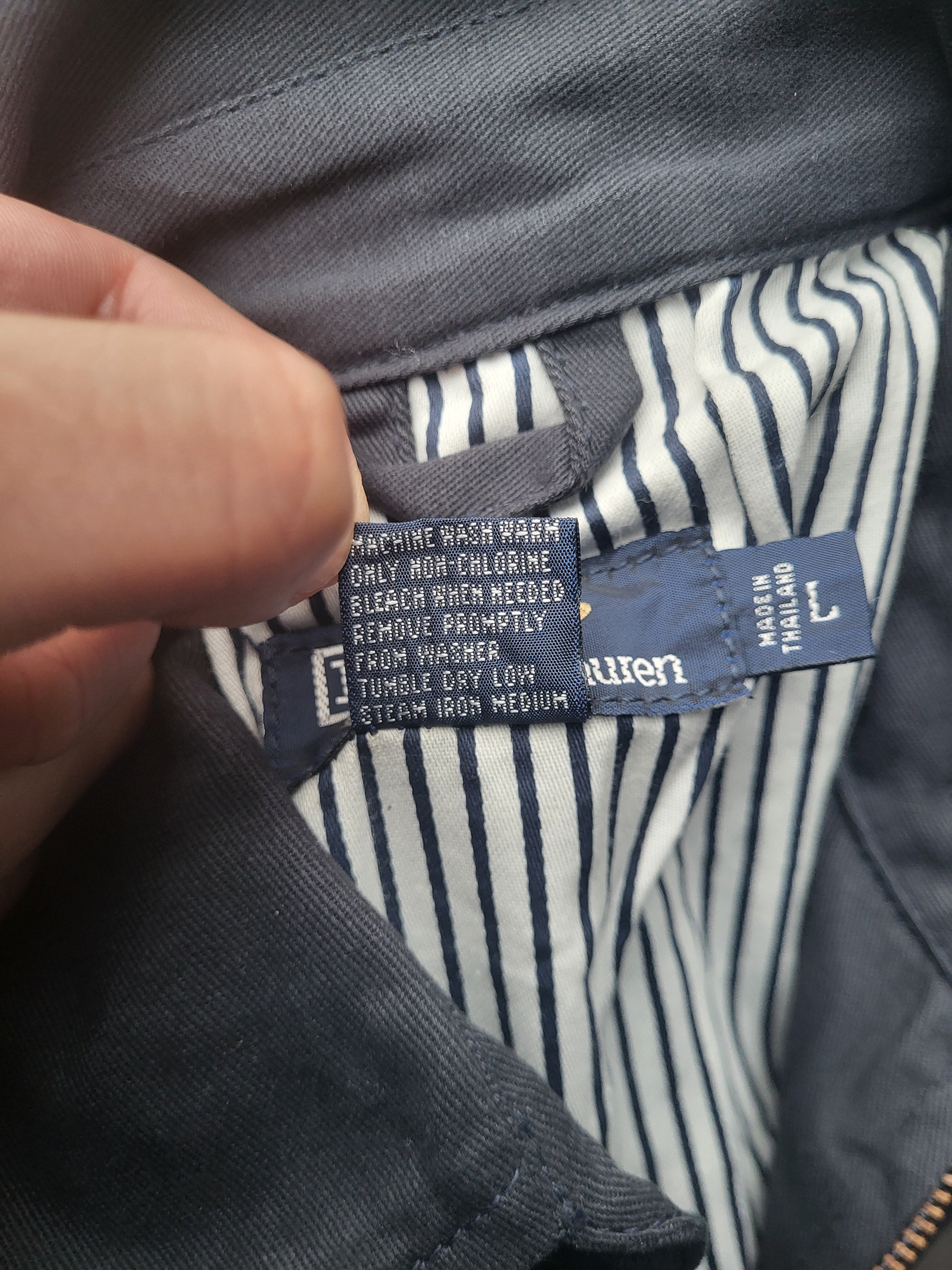 Veste Harrington Polo Ralph Lauren Homme - Bleu - Coton Premium - Taille L - Neuf