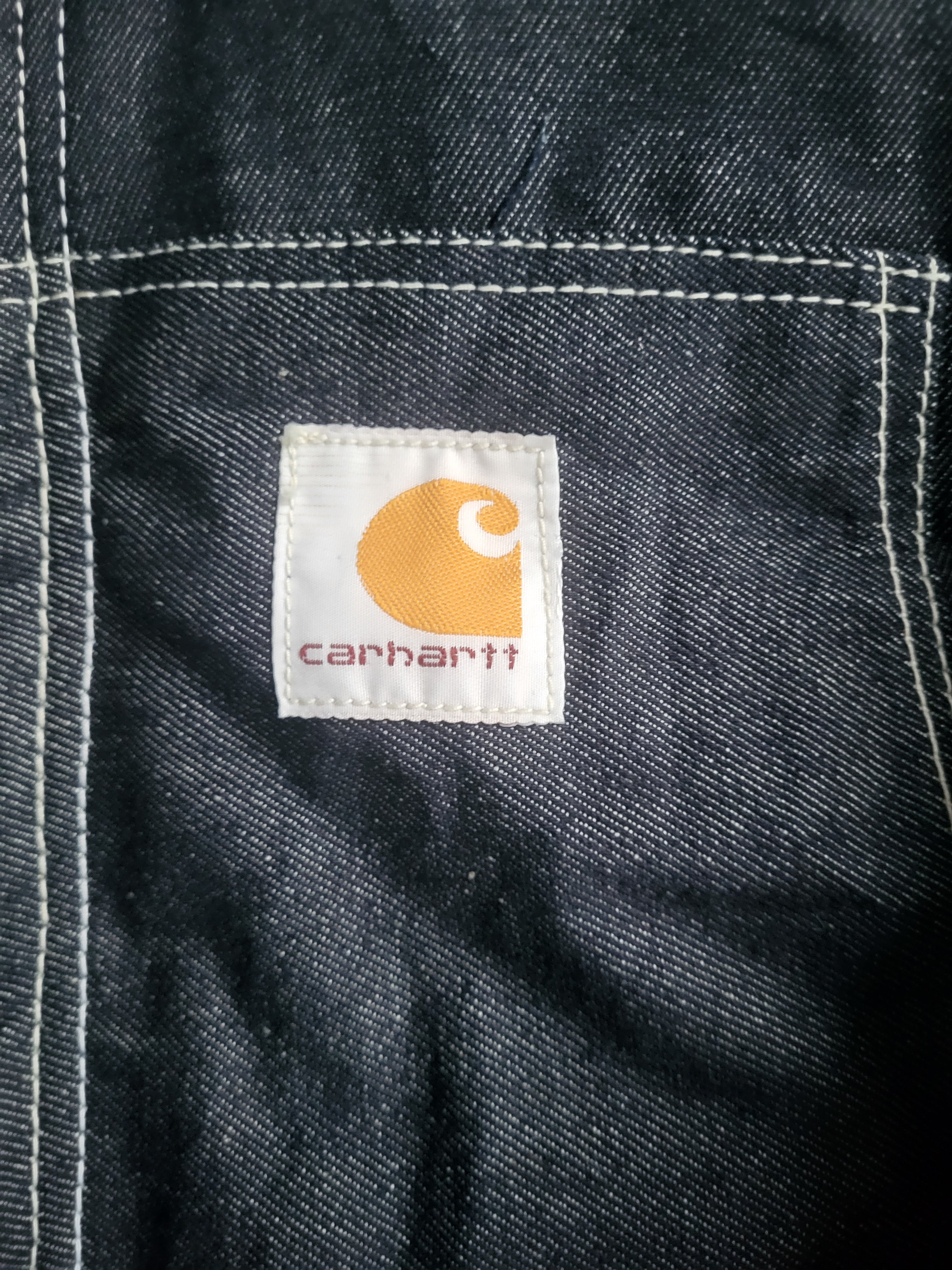 Veste Carhartt Active Denim Bleu Foncé - Made in USA - Vintage - Taille M - Neuf
