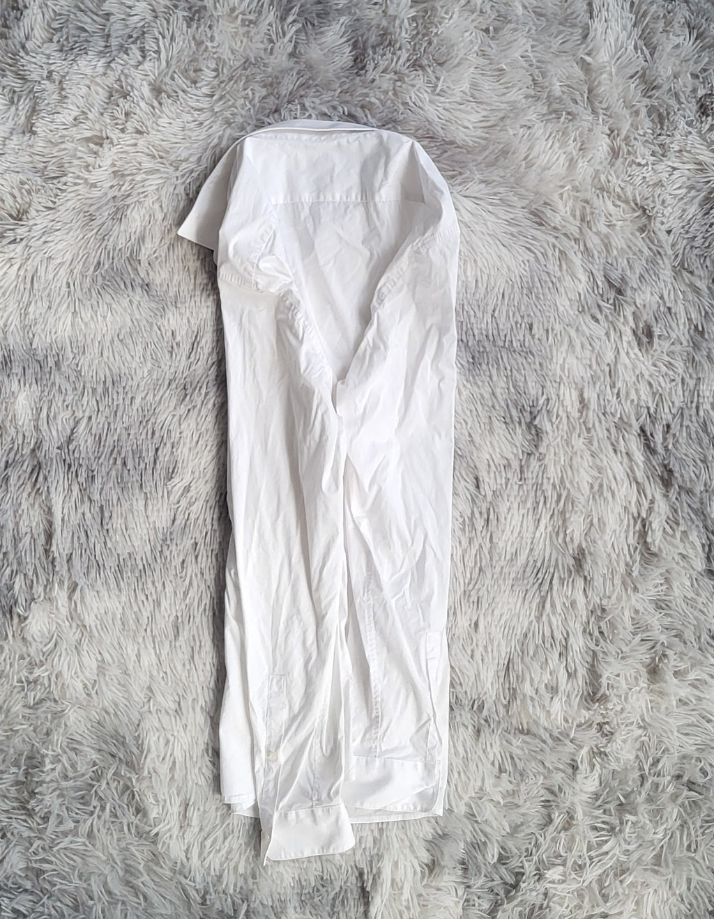 Chemise Celio Blanche Masantal - Taille L - Coupe Slim Fit - Coton Stretch Confort - Basique Homme