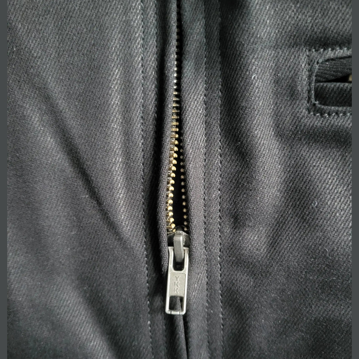 Veste Stüssy Canvas Shop Jacket Noire - Double Logo Brodé (Avant & Dos) Homme  - Style 118481 - Taille M