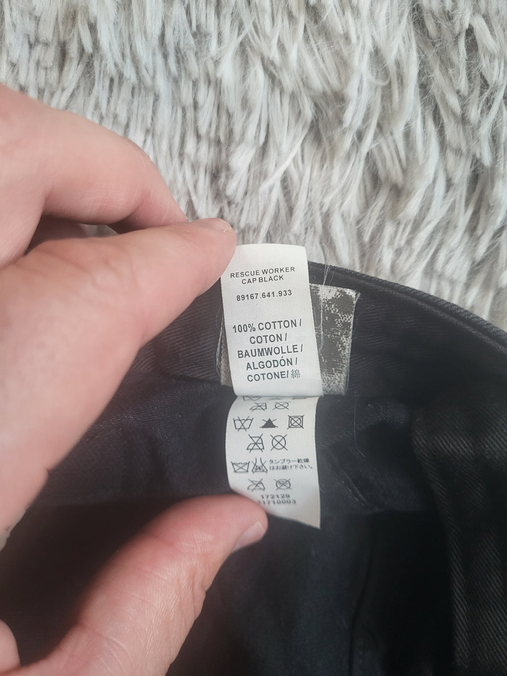 Casquette Militaire G-Star RAW GS 3301 Noir Army Cap Coton