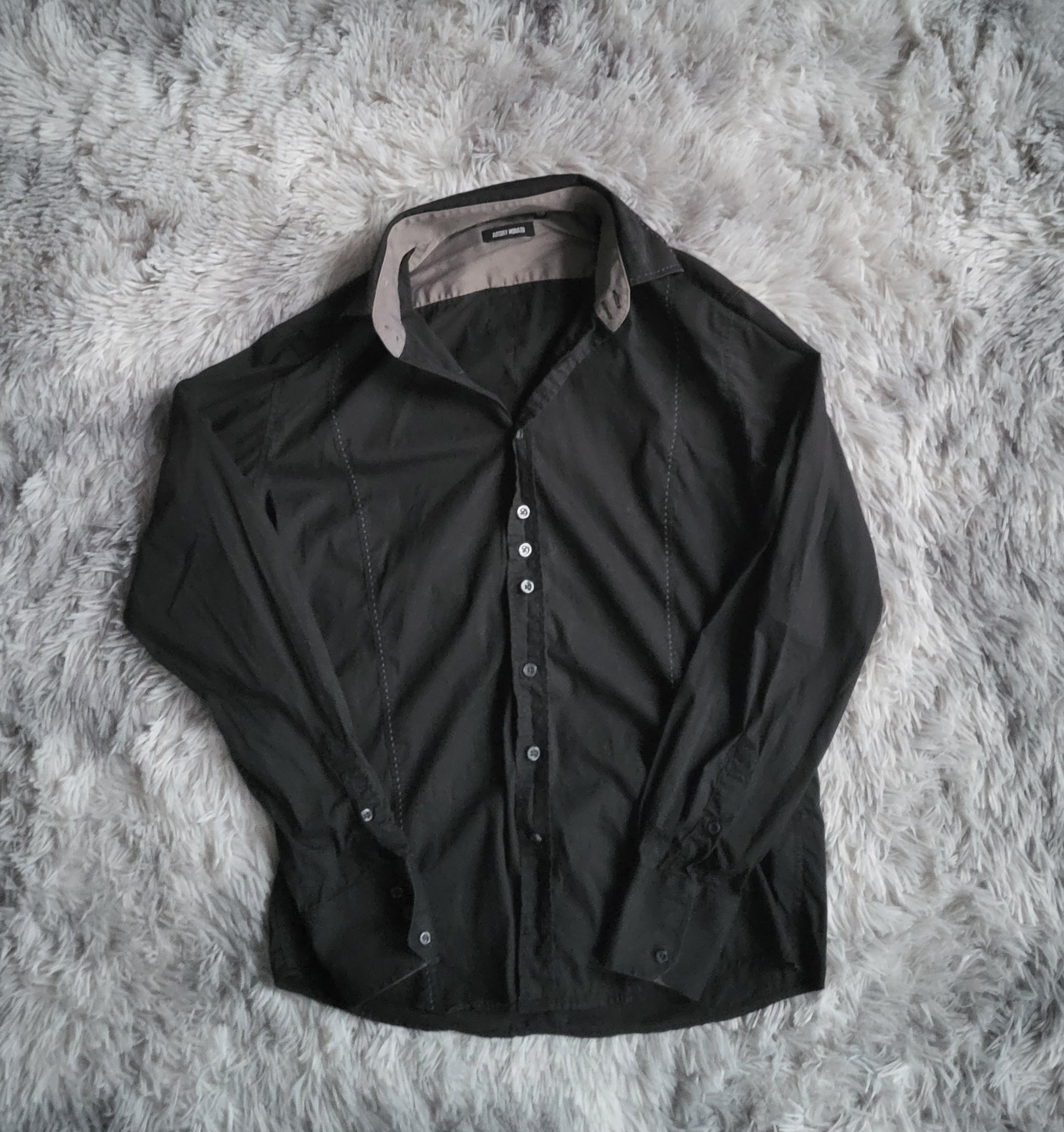 Chemise Noire Homme Antony Morato -  Easy Care Slim Fit - Taille 50 IT (L) - Stretch Luxe