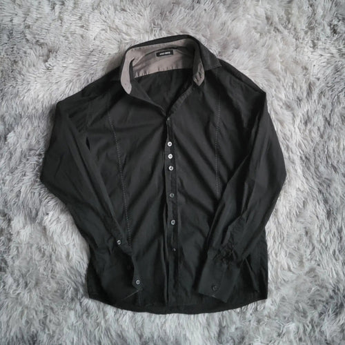 Chemise Noire Homme Antony Morato -  Easy Care Slim Fit - Taille 50 IT (L) - Stretch Luxe